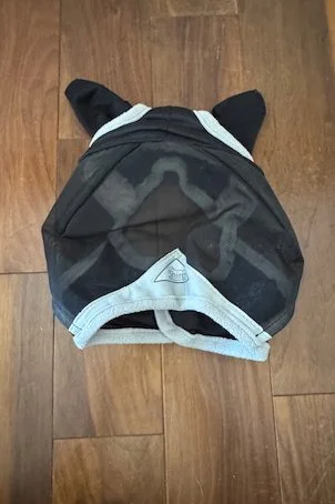 Shires Fine Mesh Fly Mask With Air Stream Ears In Black - XS Pony