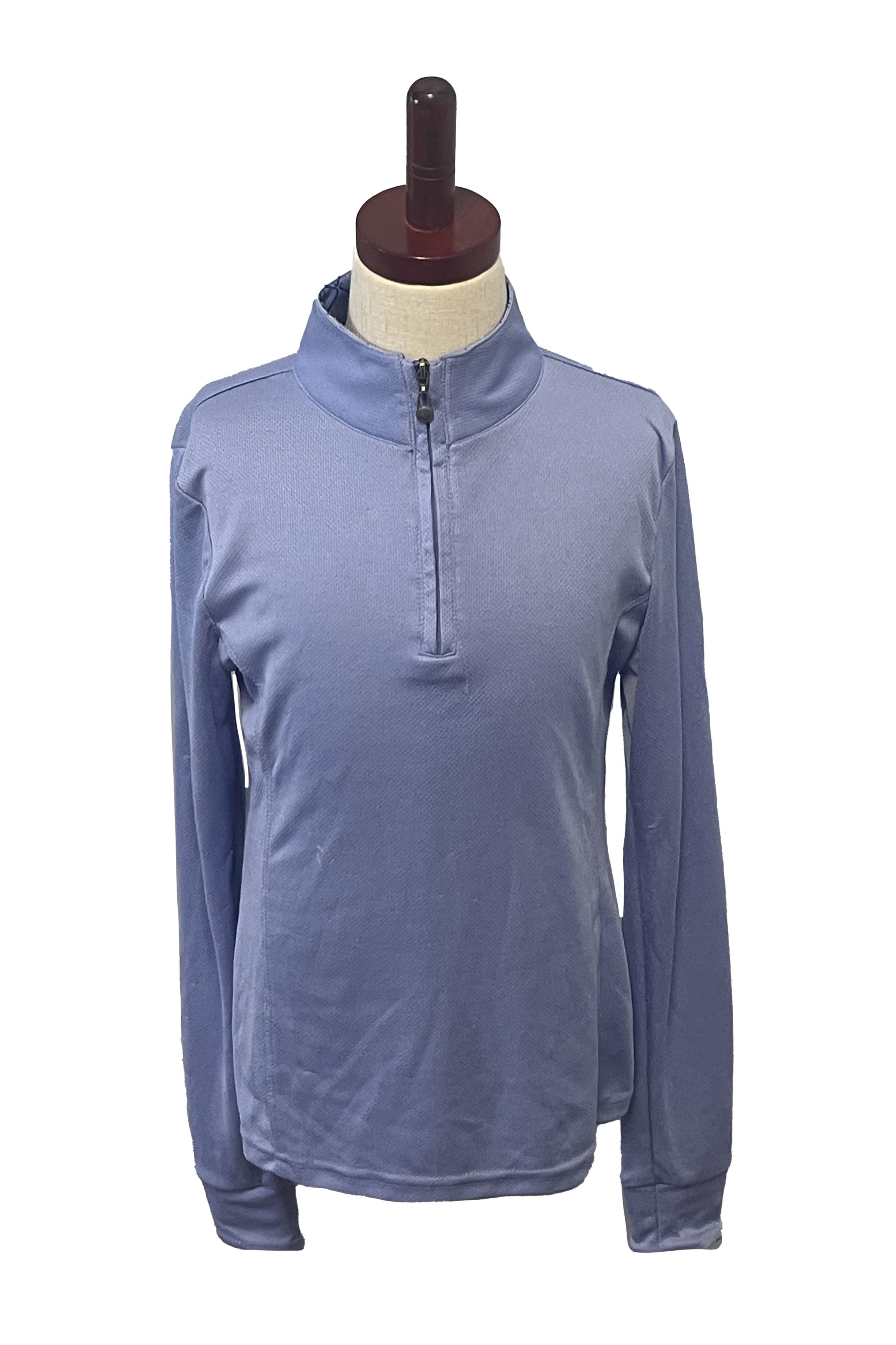 Ovation 1/4 Zip Long Sleeve Baselayer In Blue - Kids Med