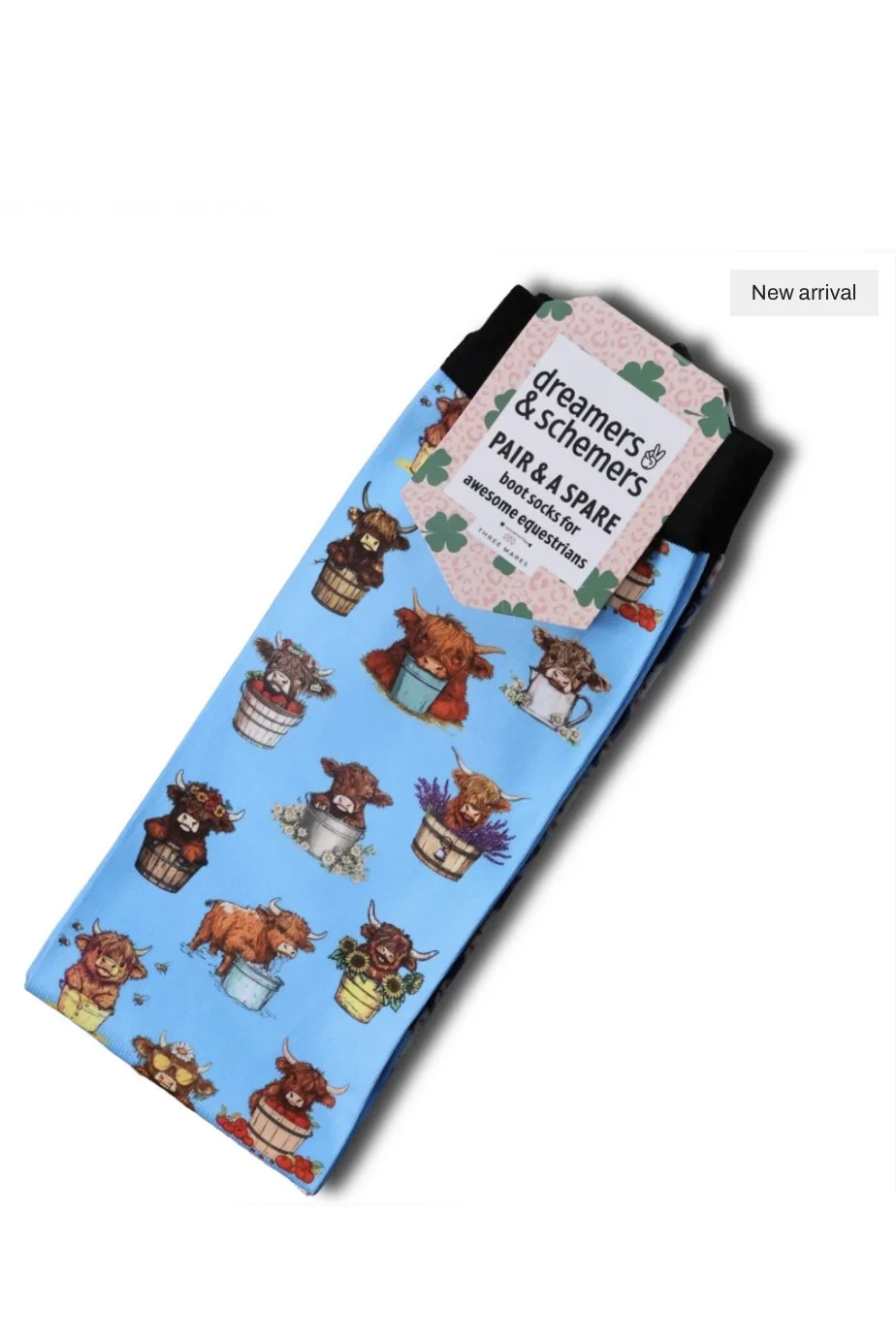 DREAMERS & SCHEMERS HIGHLAND COW Pair & a Spare - Adult