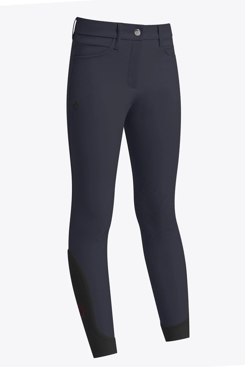 CAVALLERIA TOSCANA GIRL'S JUMPING KNEE GRIP BREECH IN CHARCOAL