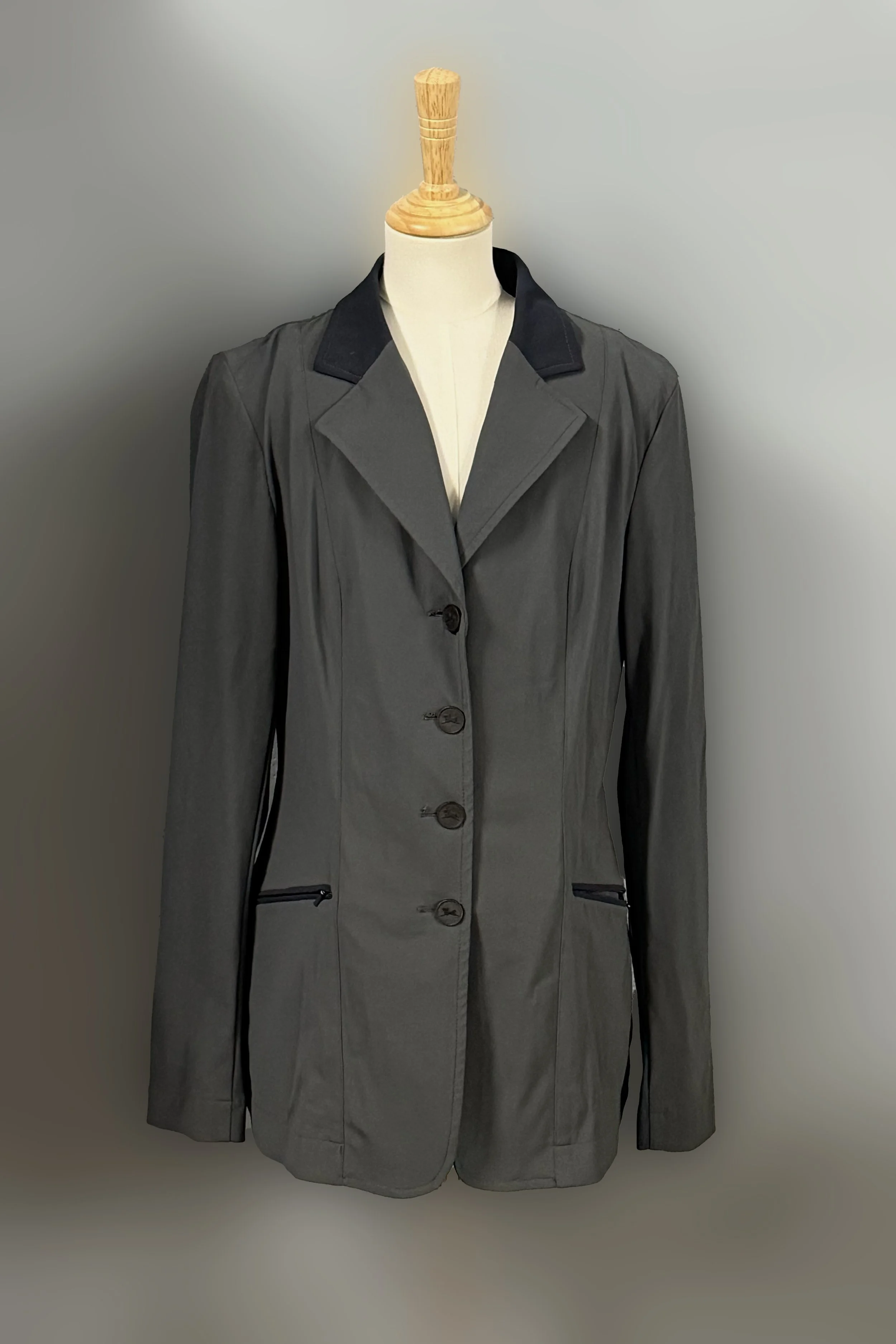 RJ Classics Xtreme Victory Show Coat In Grey/Black - 6 Regular