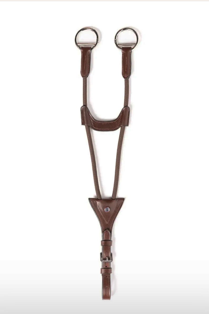 Trust Valkenswaard Elastic Running Martingale Attachment In Brown - 2nd Round Equestrian