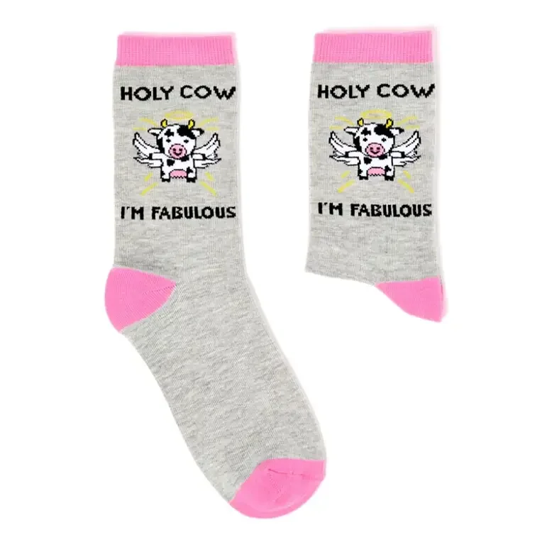 Urban Eccentric Socks - Ladies Holy Cow Socks