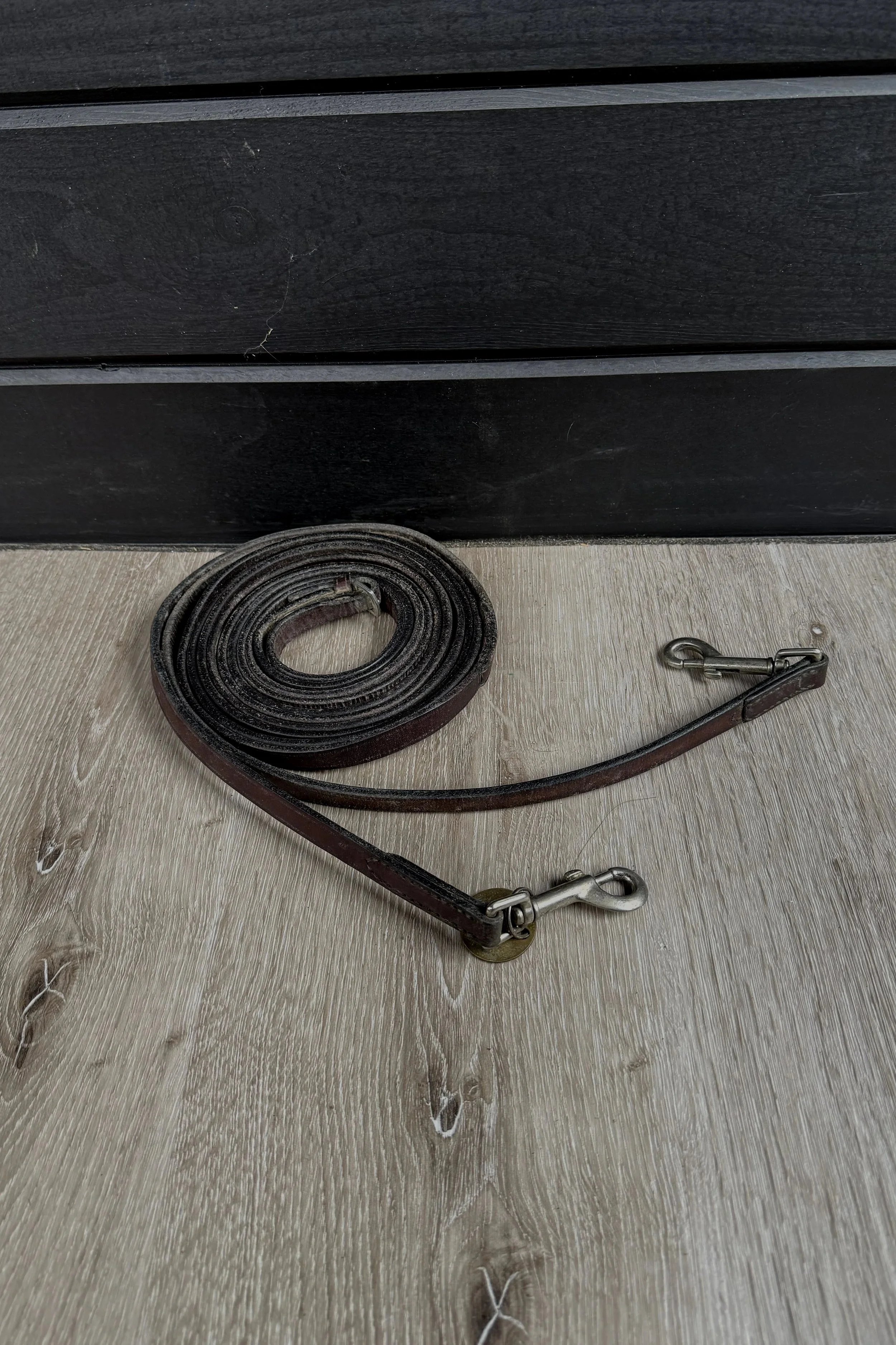 Tory Draw Reins With Snaps In Brown - Full