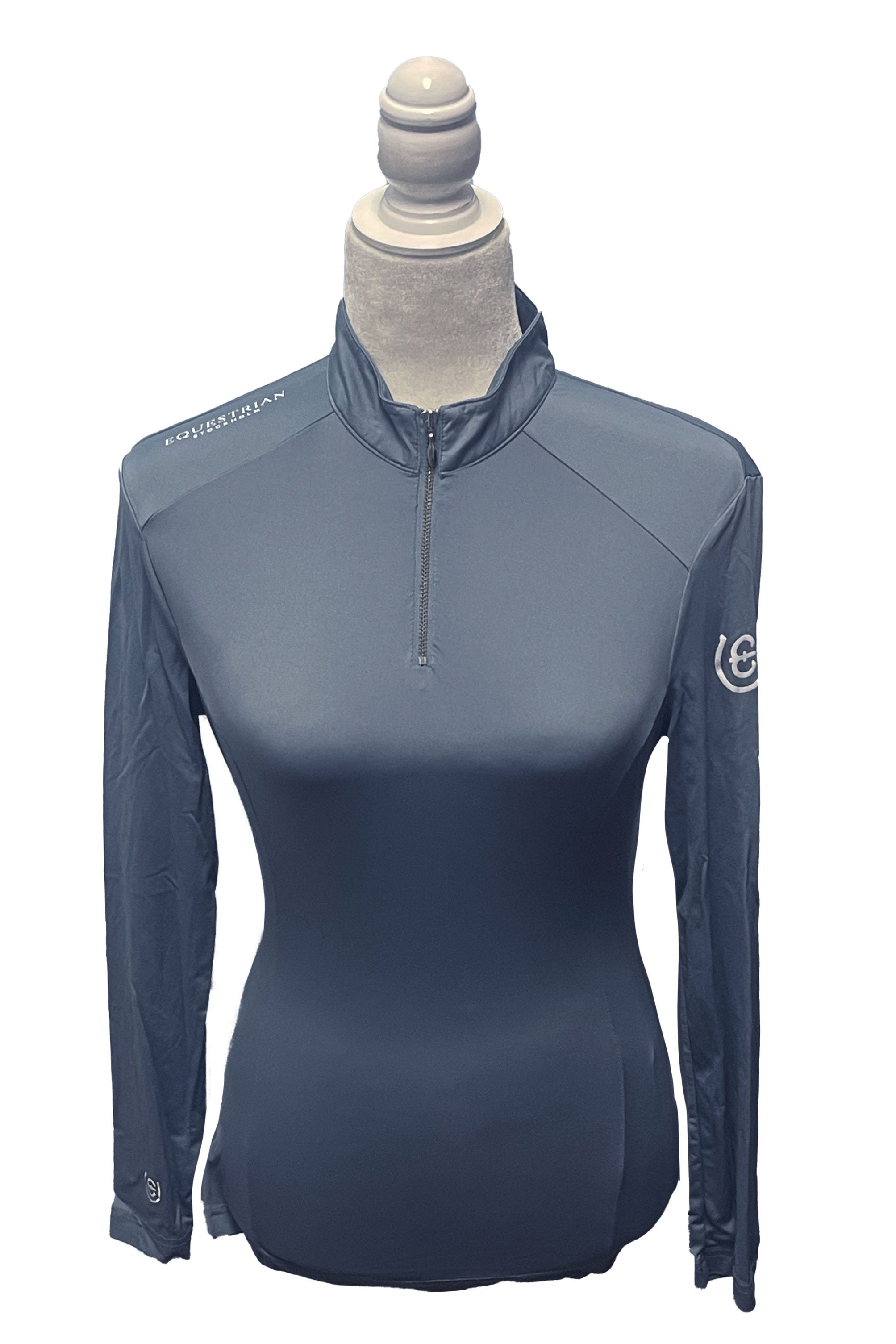 Equestrian Stockholm Air Breeze Sunshirt In Slate - XS - 2nd Round Equestrian