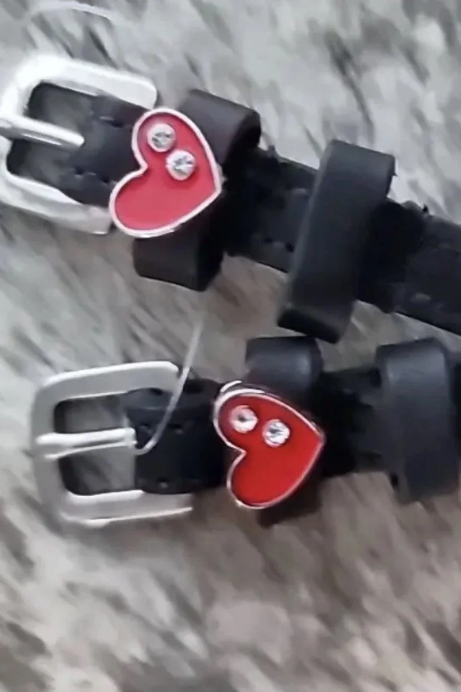 Manejane Spur Straps - Red Heart Diamond