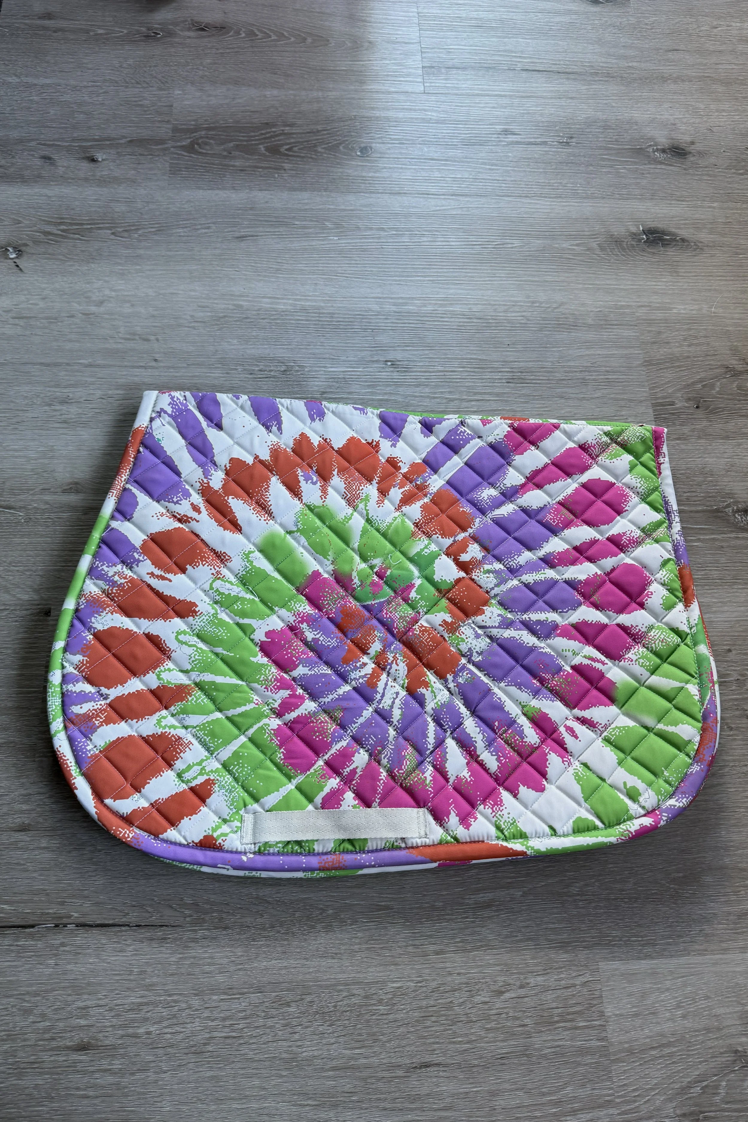 Dover Diamond Basic Saddle Pad In Tye Dye - AP