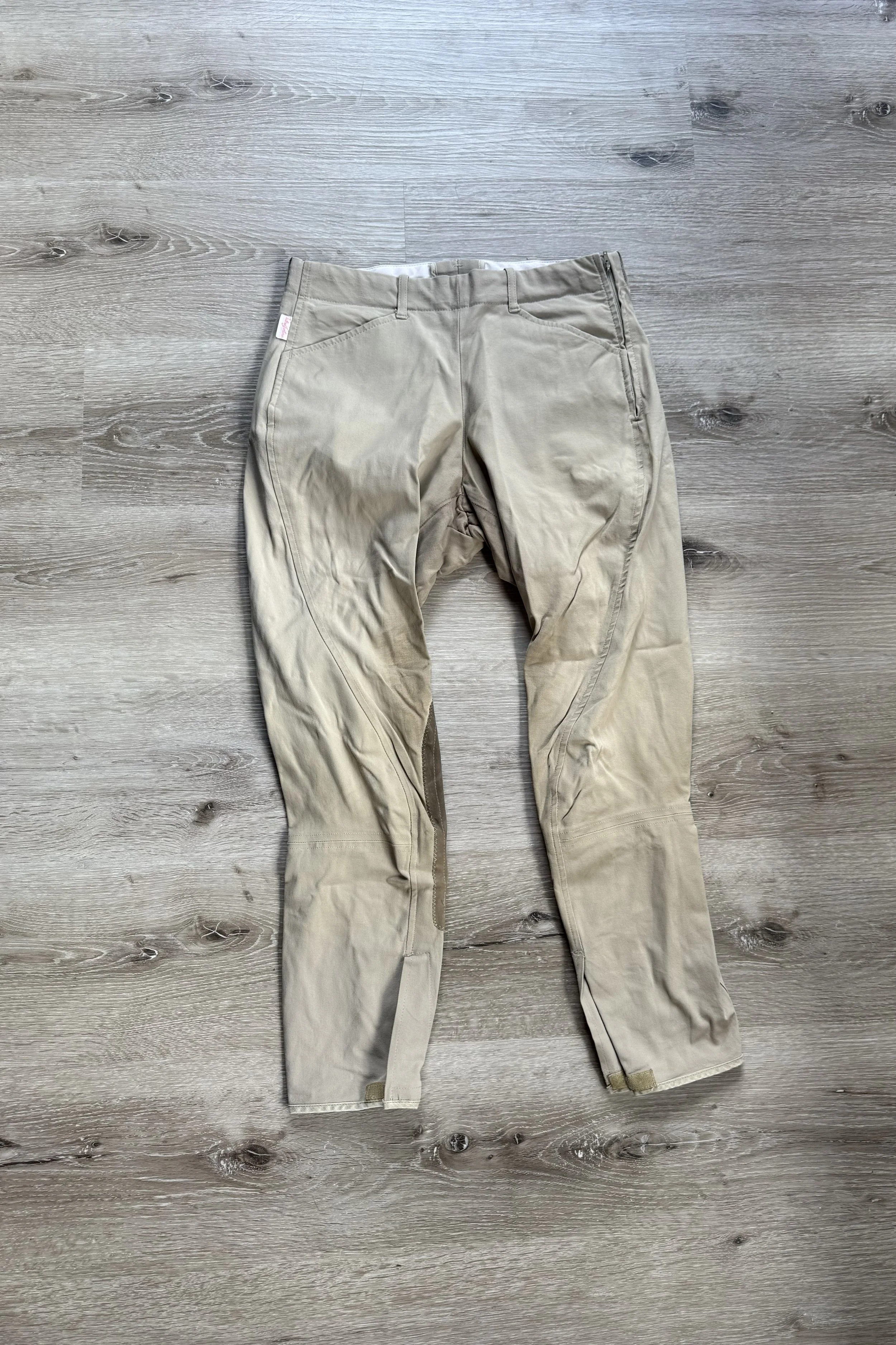 Tailored Sportsman Trophy Hunter Style 1965 Side Zip Breech in Tan - 28 Regular