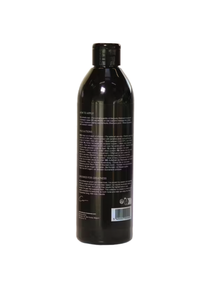 Grooming Deluxe By Kentucky Horsewear - Almond Gloss Purple Shampoo - 500ml - 2nd Round Equestrian