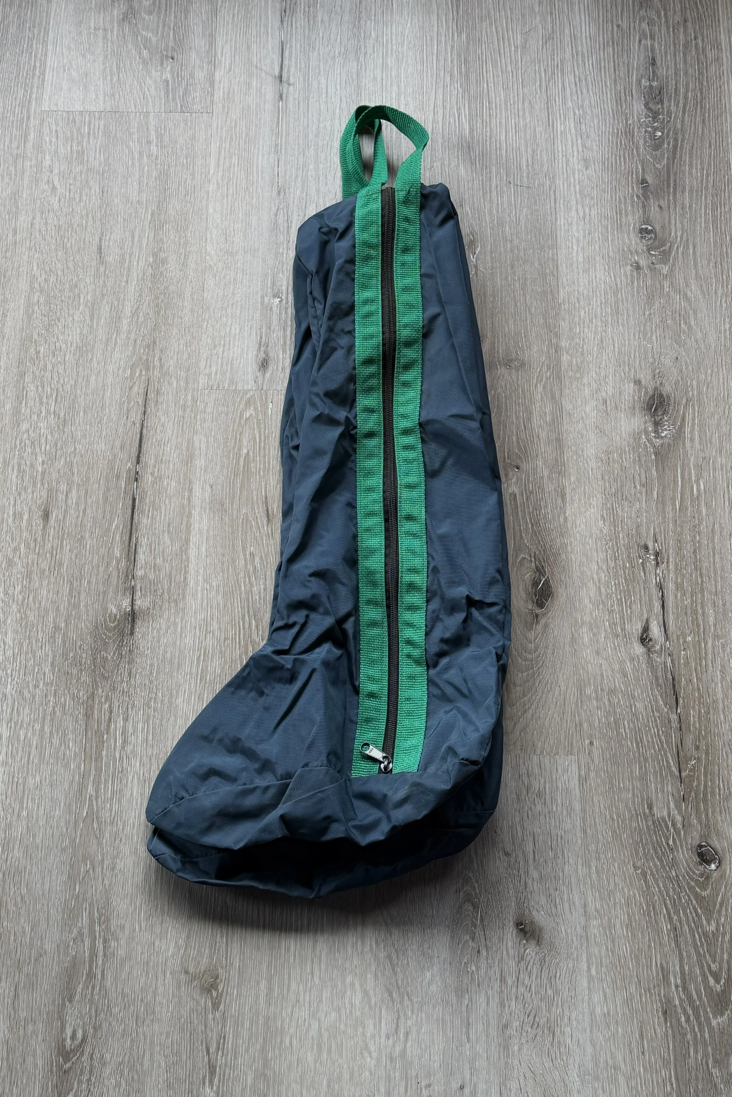 Nylon Boot Bag In Navy & Green