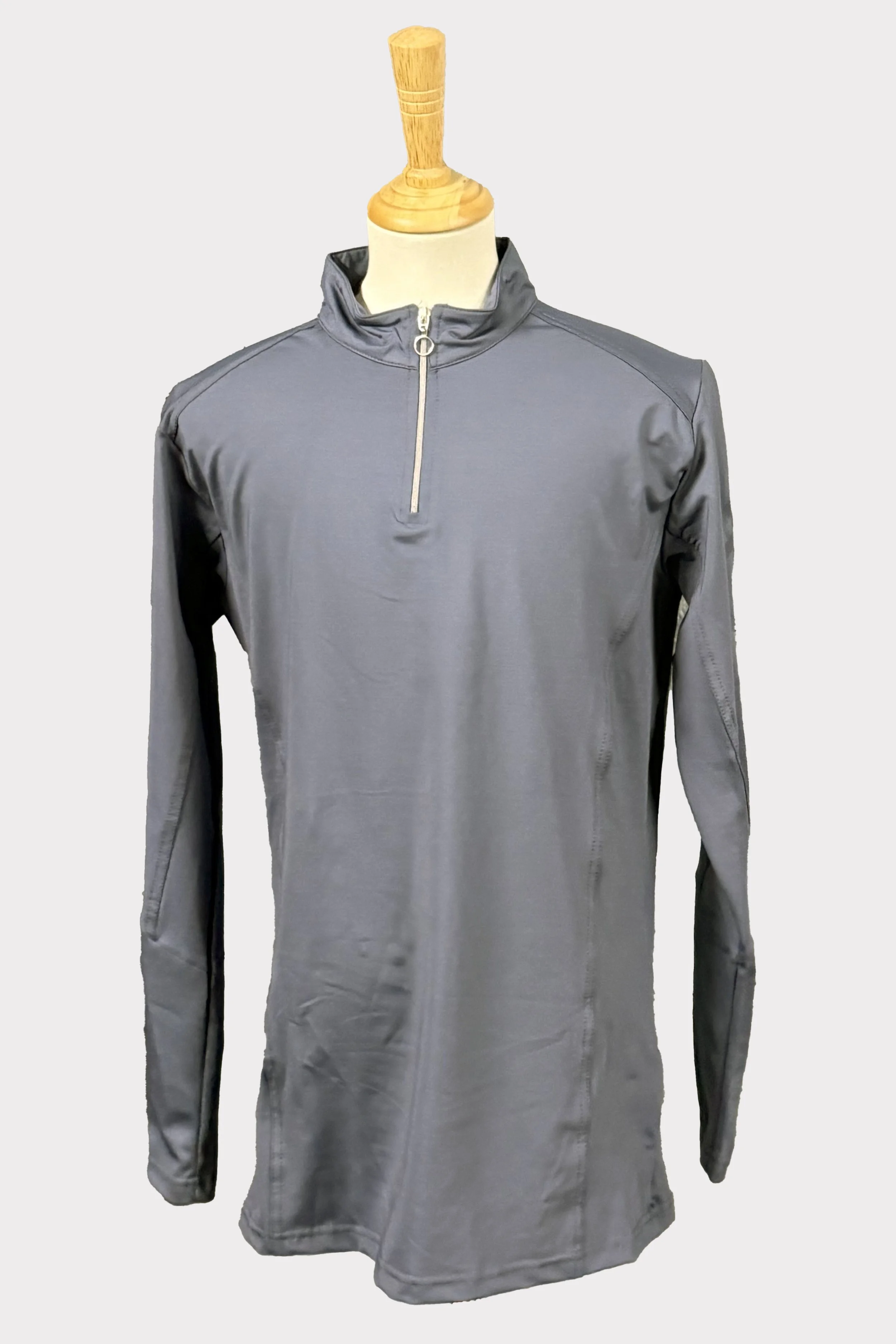 Aztec Diamond Long Sleeve 1/4 Zip Baselayer In Slate - XL