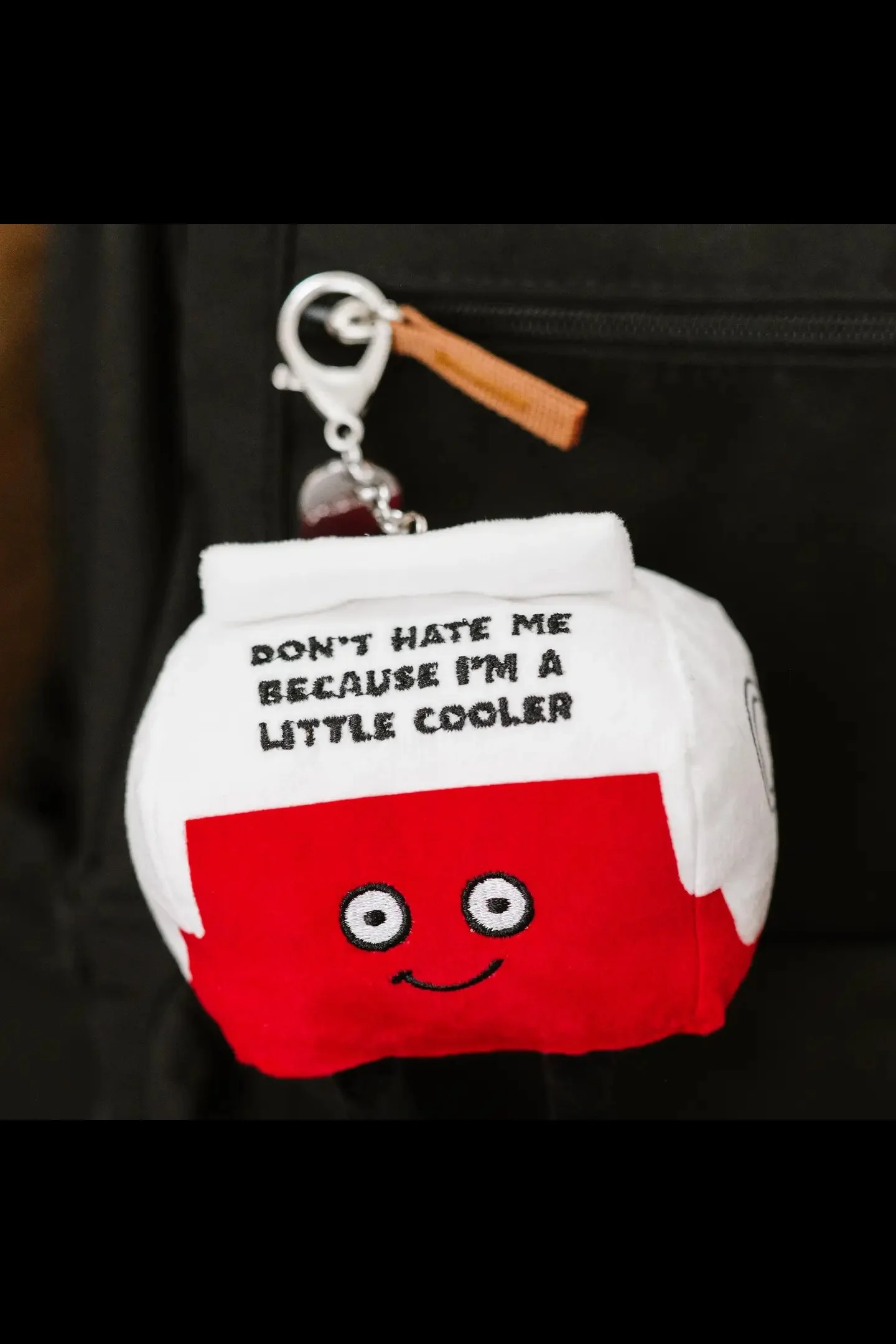 Punchkins "Don't Hate Me" Cooler Plush Bag Charm