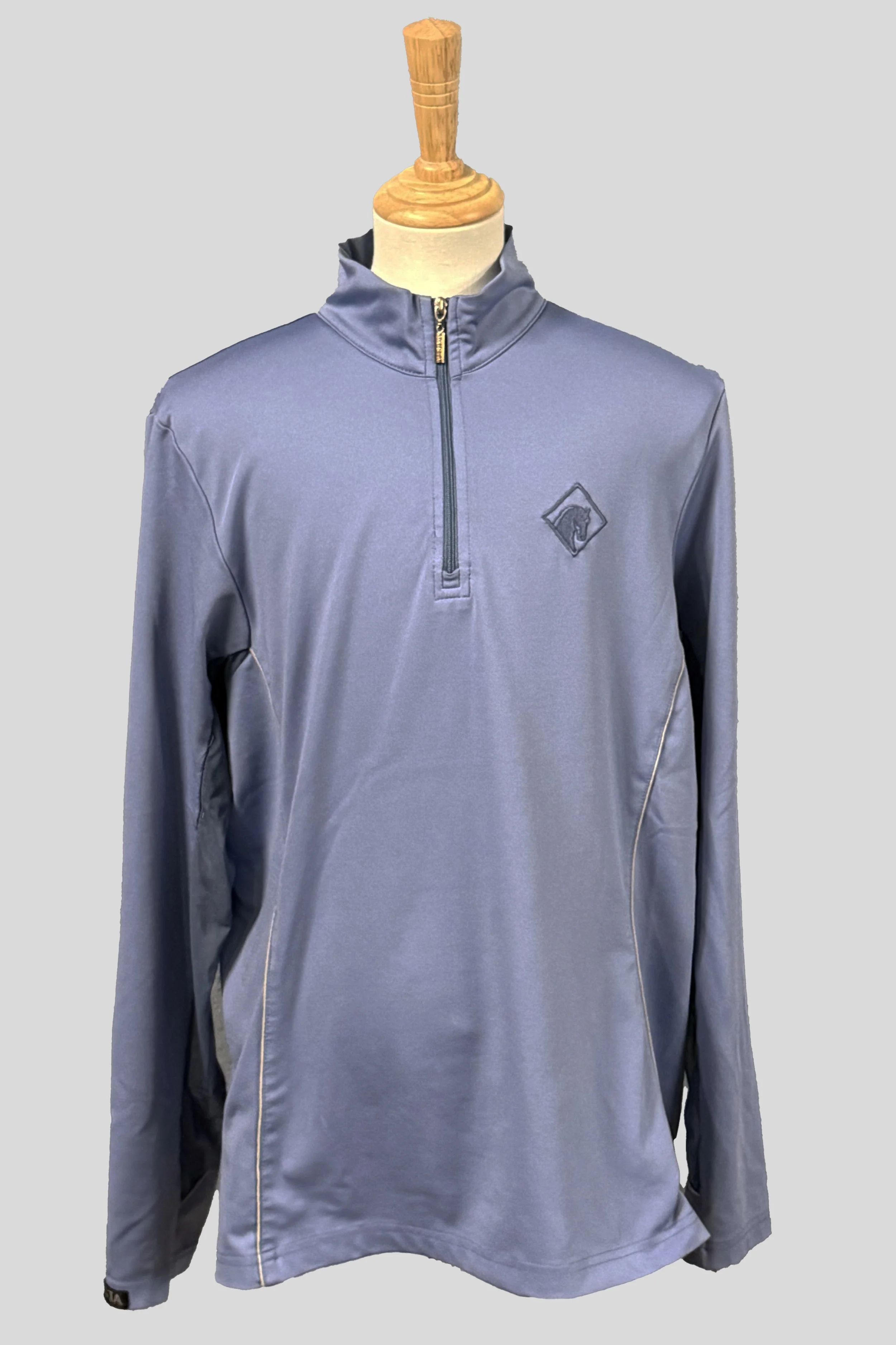 Arista Citadel Half Zip Sunshirt With Mesh In Periwinkle - XL