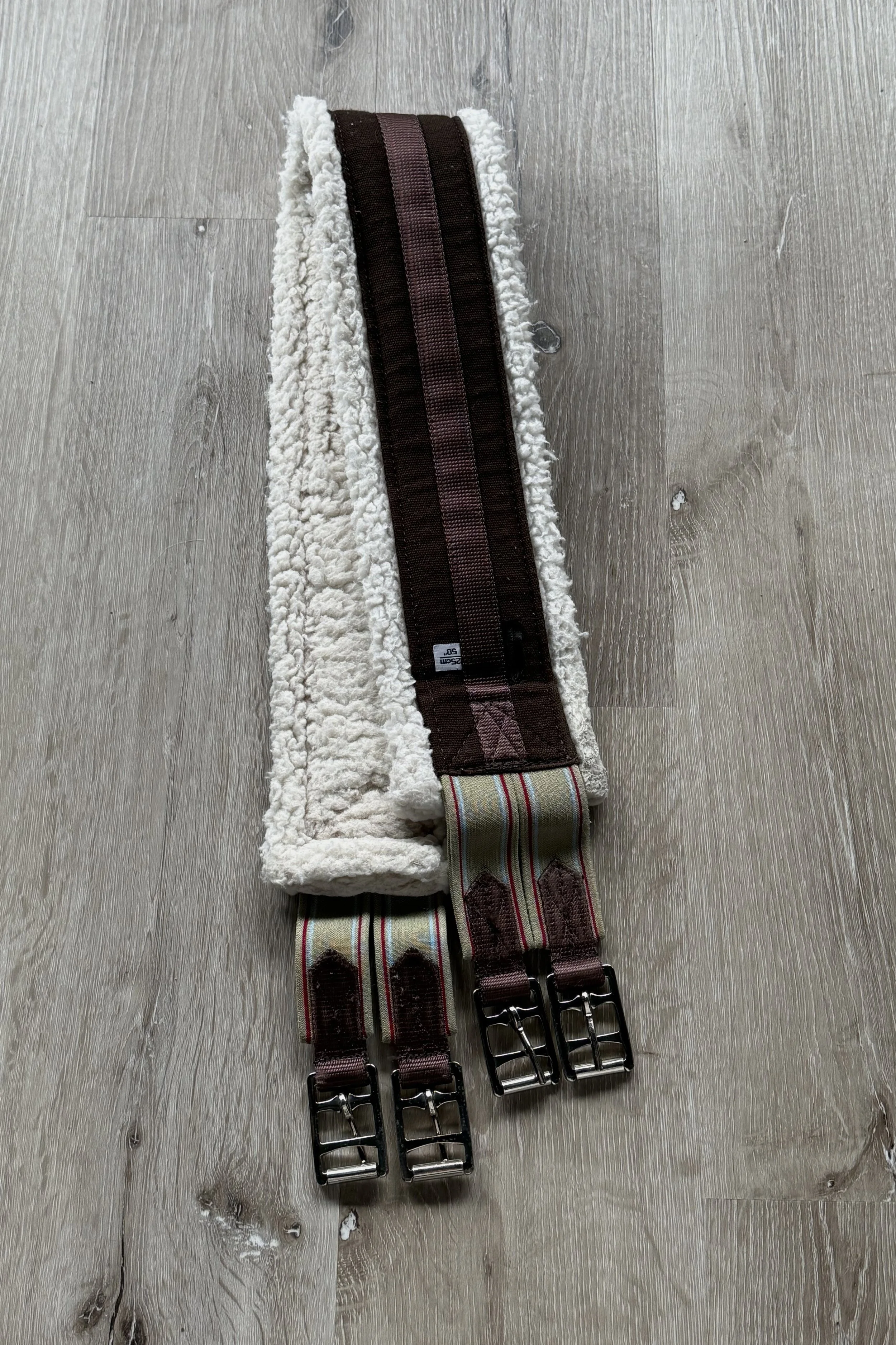 Smartpak Dri-Lex Fleece Girth In Brown - 50"