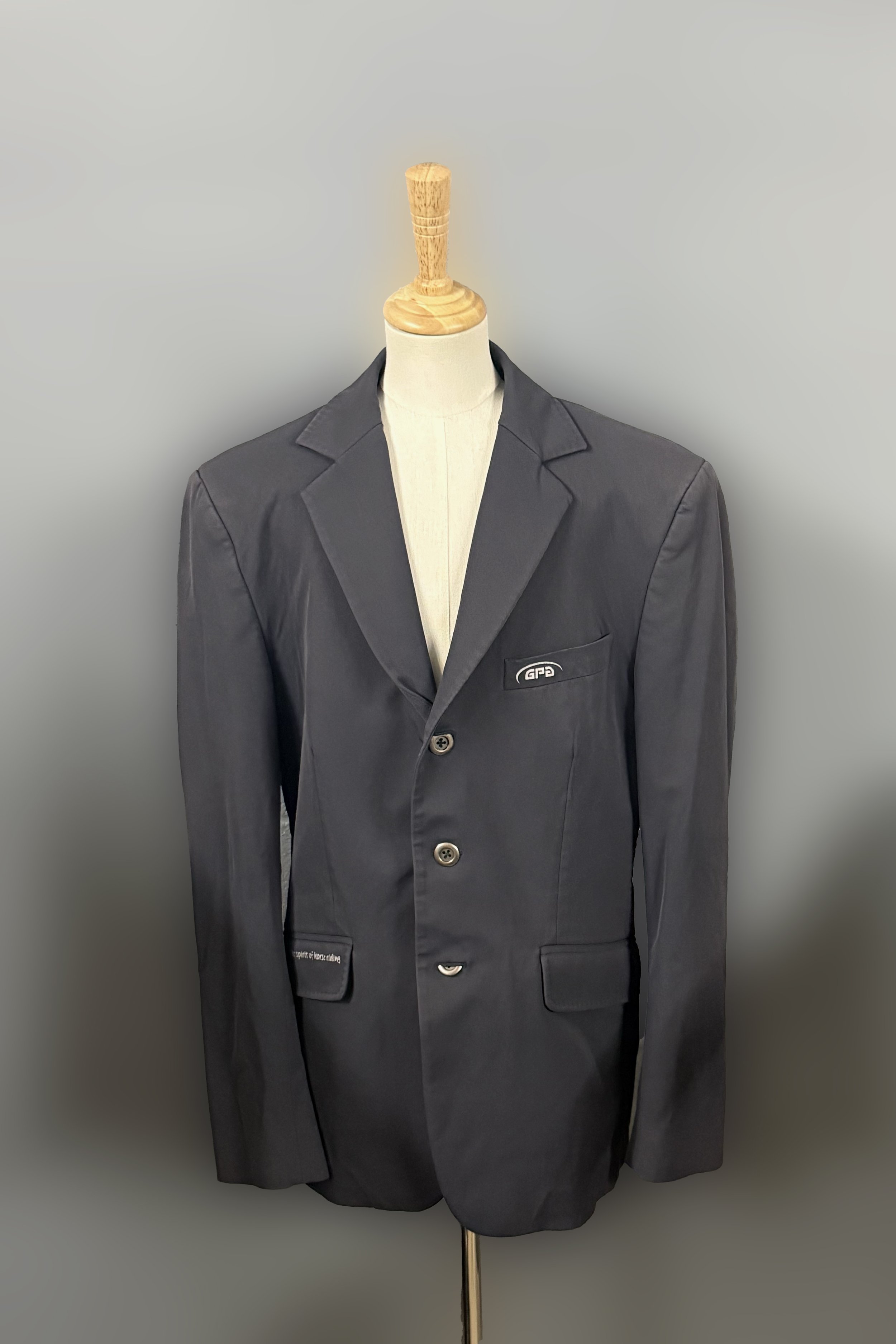 GPA Double Clear Show Coat In Slate Grey - Men's 48 Regular