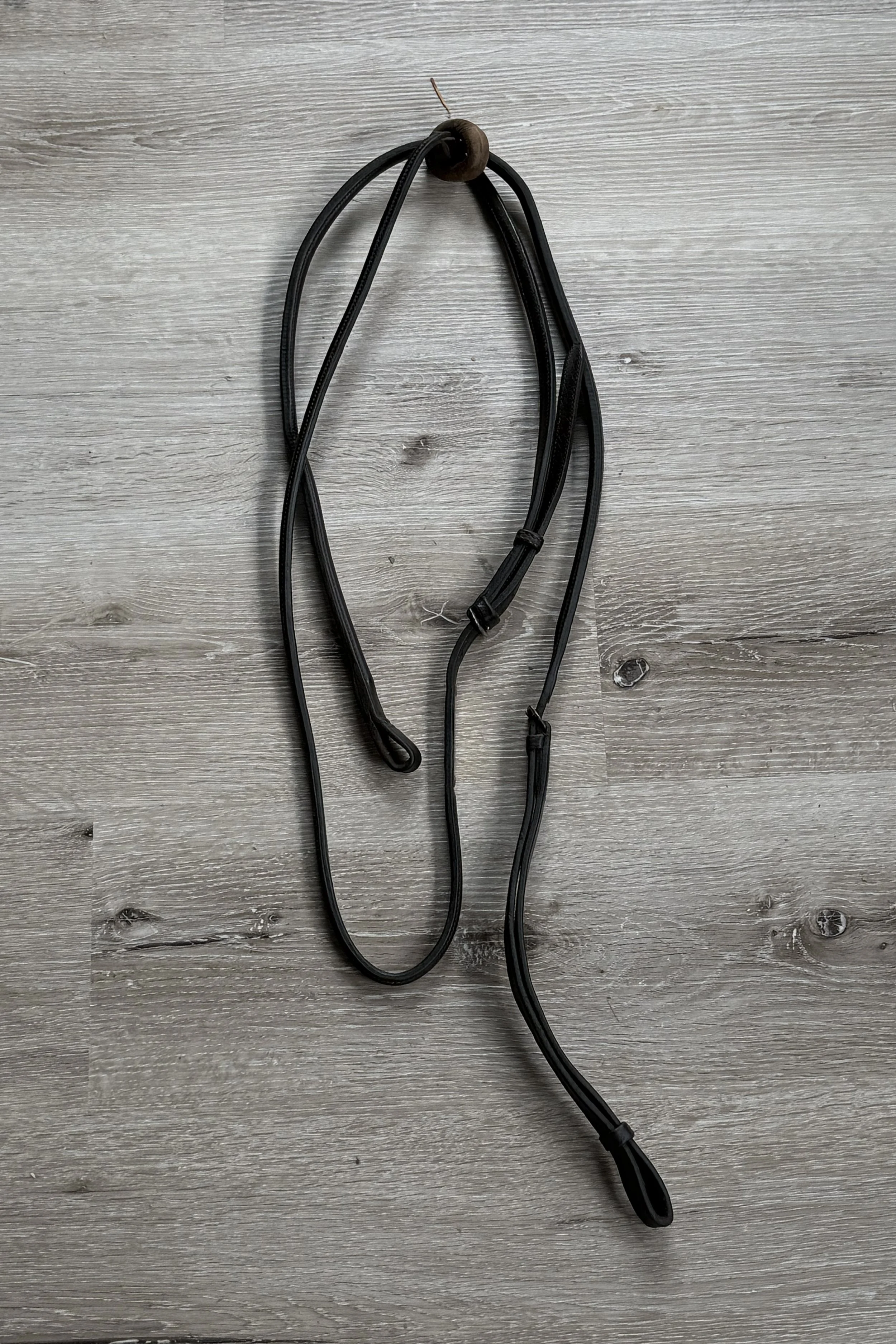 Raised Standing Martingale In Dark Brown - Horse