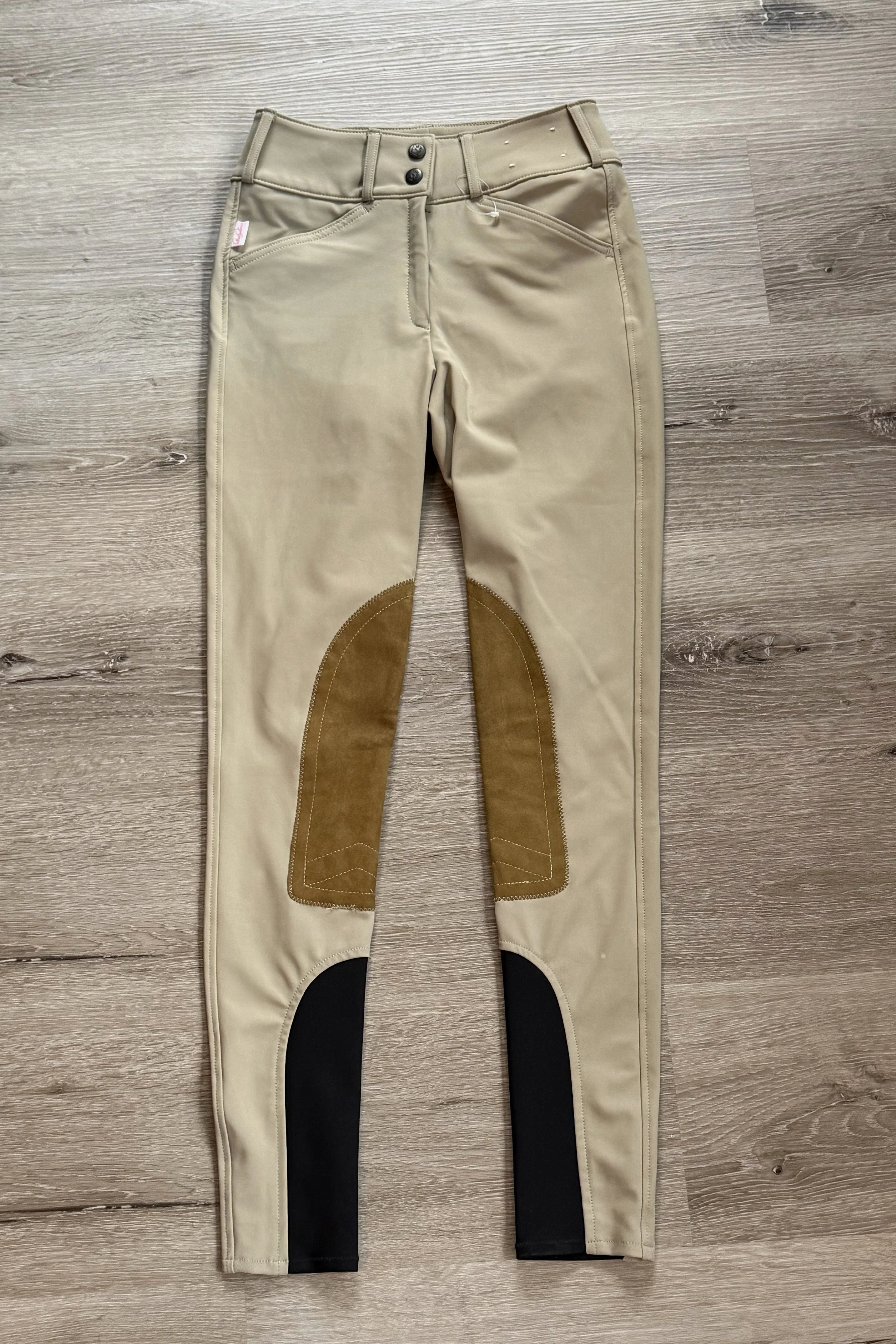 Tailored Sportsman #1913C MR FZ Technical Fabric Bootsock Breech In Tan - 24 Regular