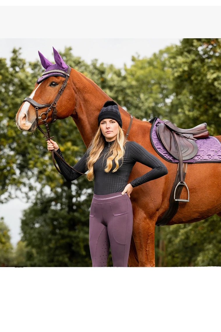 QHP Fayen Baselayer Sport Shirt In Black - 2nd Round Equestrian