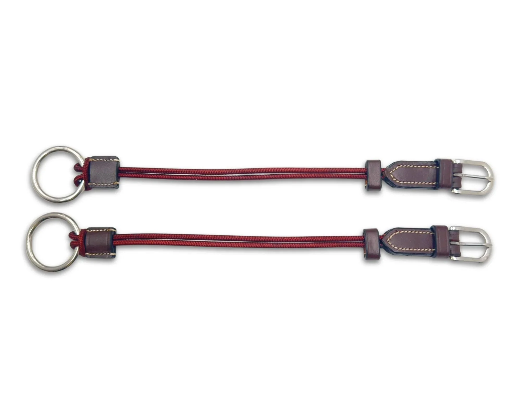 Jake Adams Gag Rope Cheekpieces In Brown/Silver - Full