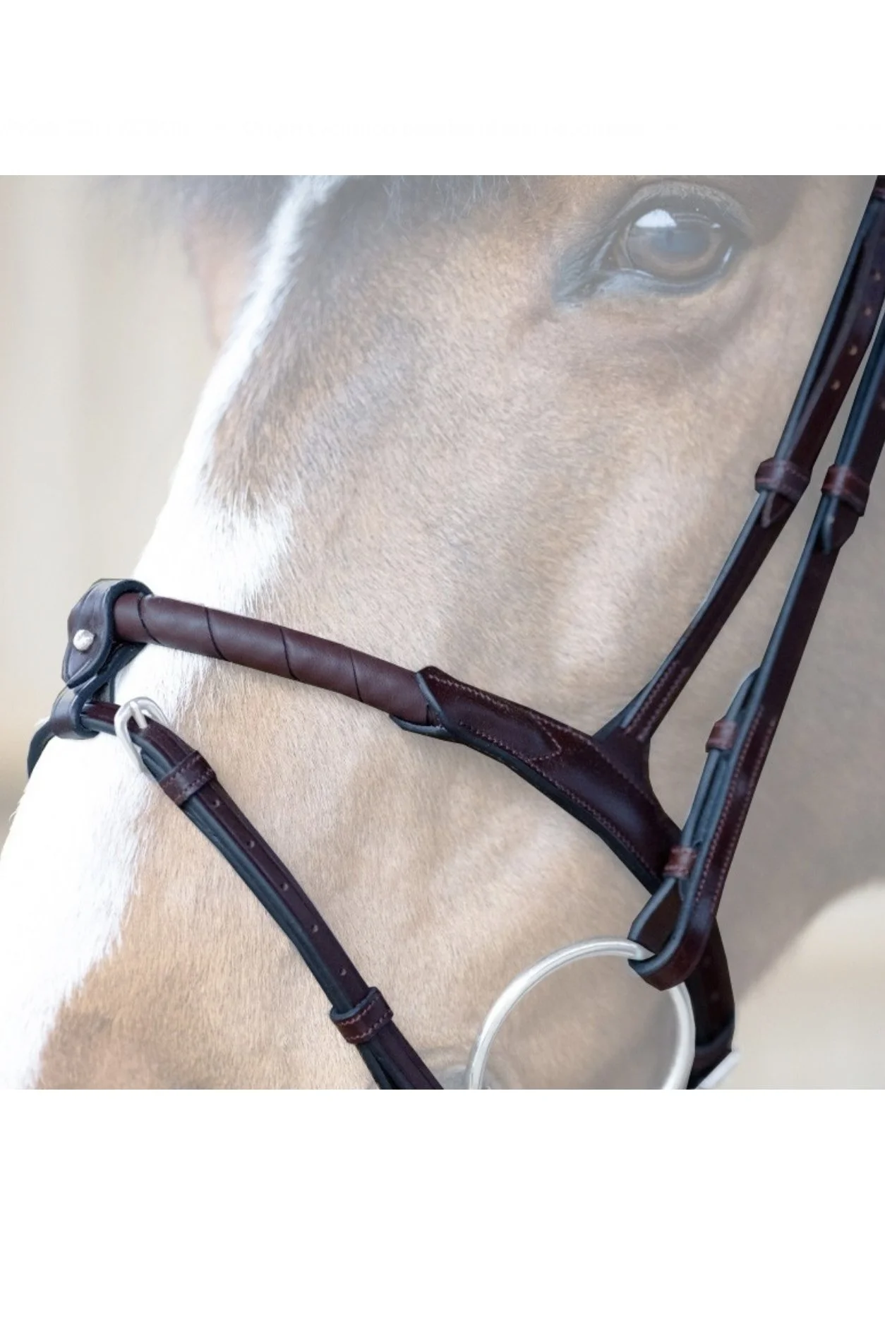 JUMP'IN EVOLUTION Leather Rope Noseband In Havana - Origin Series