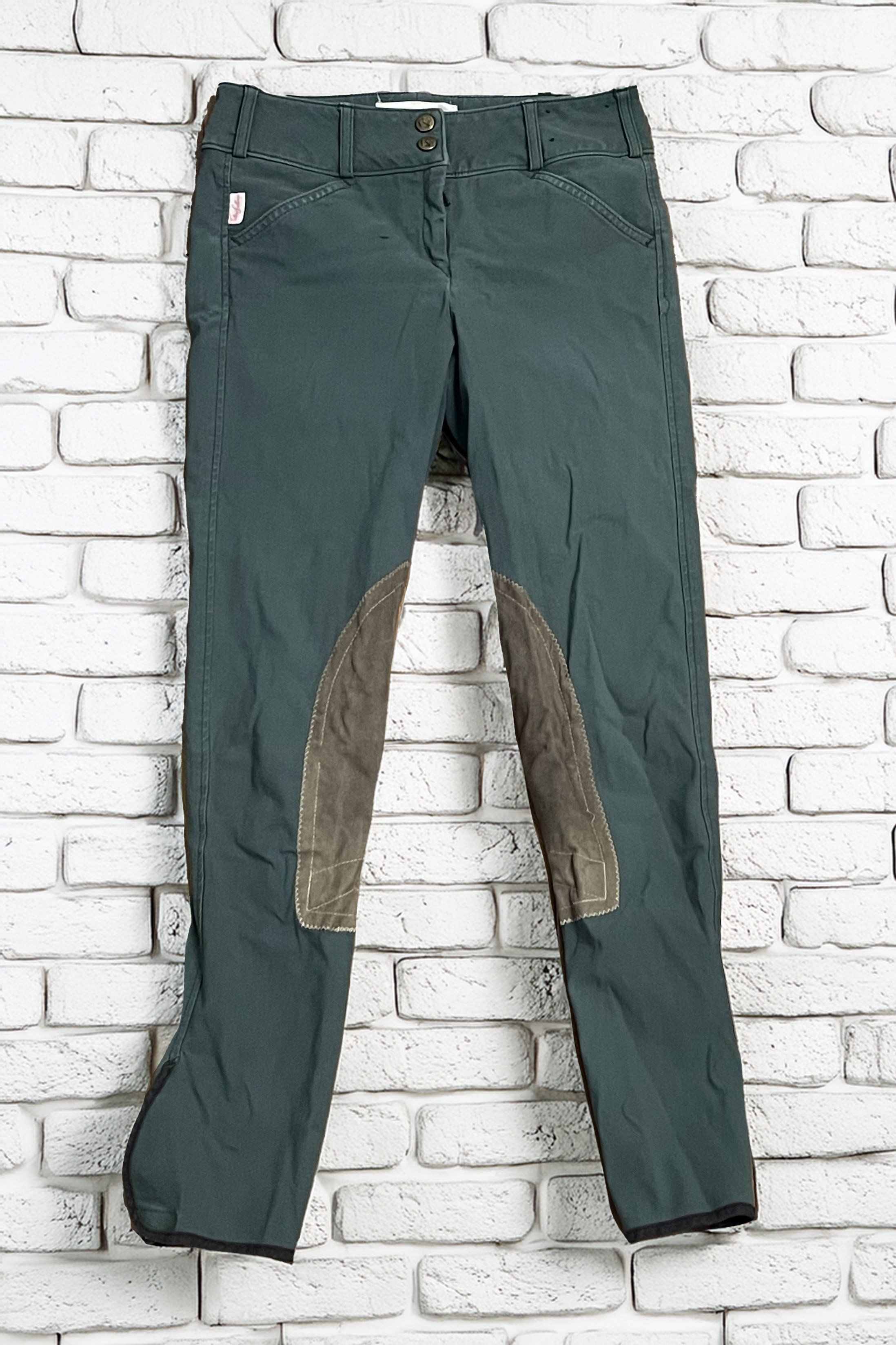 Tailored Sportsman Trophy Hunter #1967 Knee Patch Breech In Black Forest - 24R