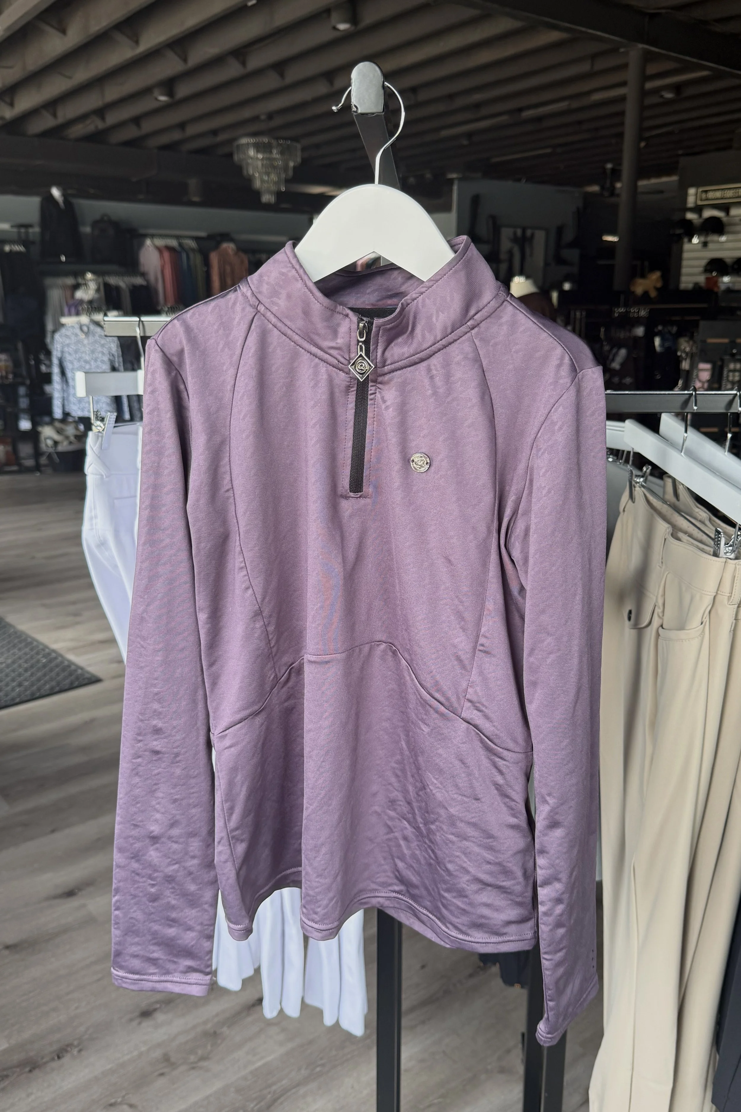 QHP Fayen Sportshirt In Vintage Violet - Kids 14