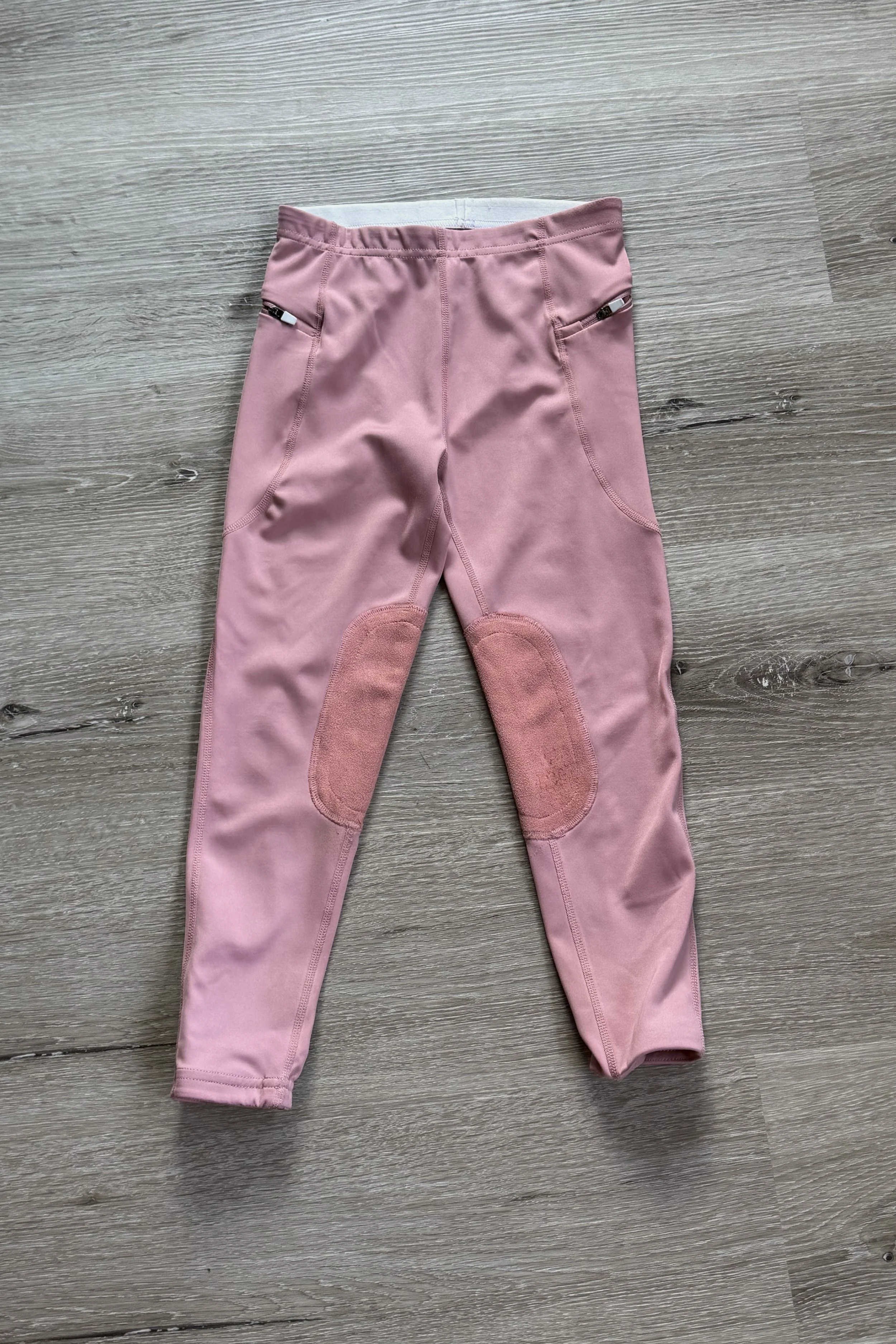 Jack Smith Knee Patch Tights In Pink - Kids 7