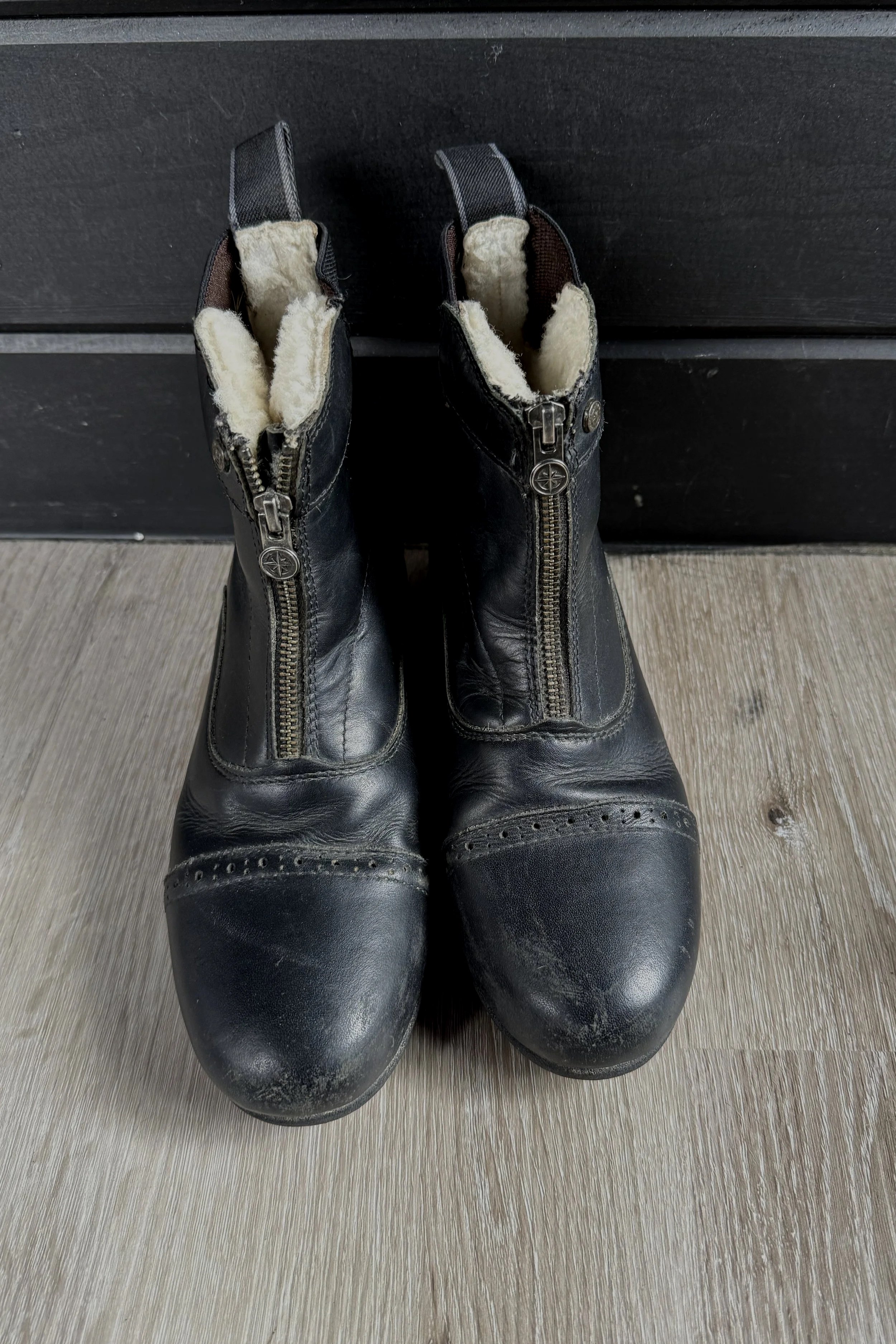 Suedwind Icelock Merino Winter Paddock Boots In Black - US 8