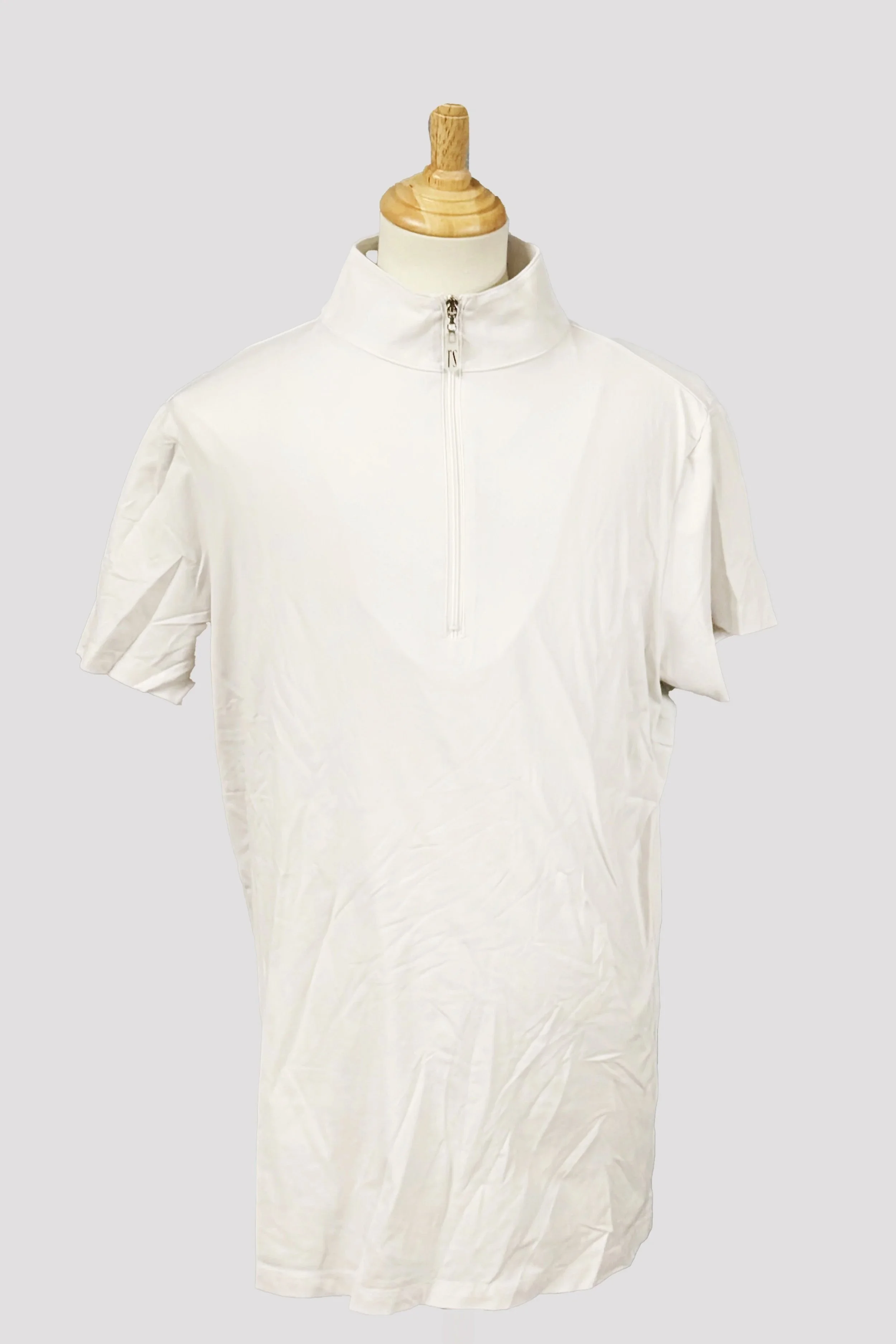 Tailored Sportsman IceFil Quarter-Zip Short Sleeve Sun Shirt In White - Large