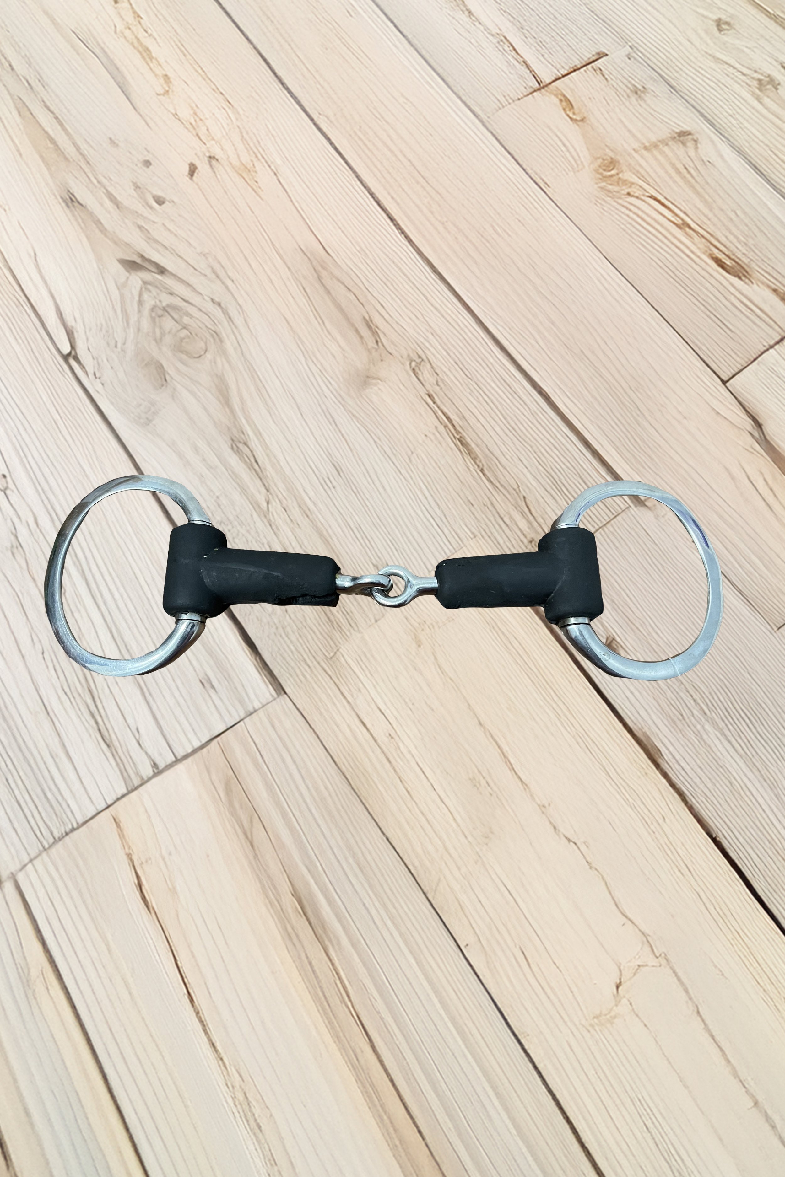 Rubber EggButt Snaffle 5"
