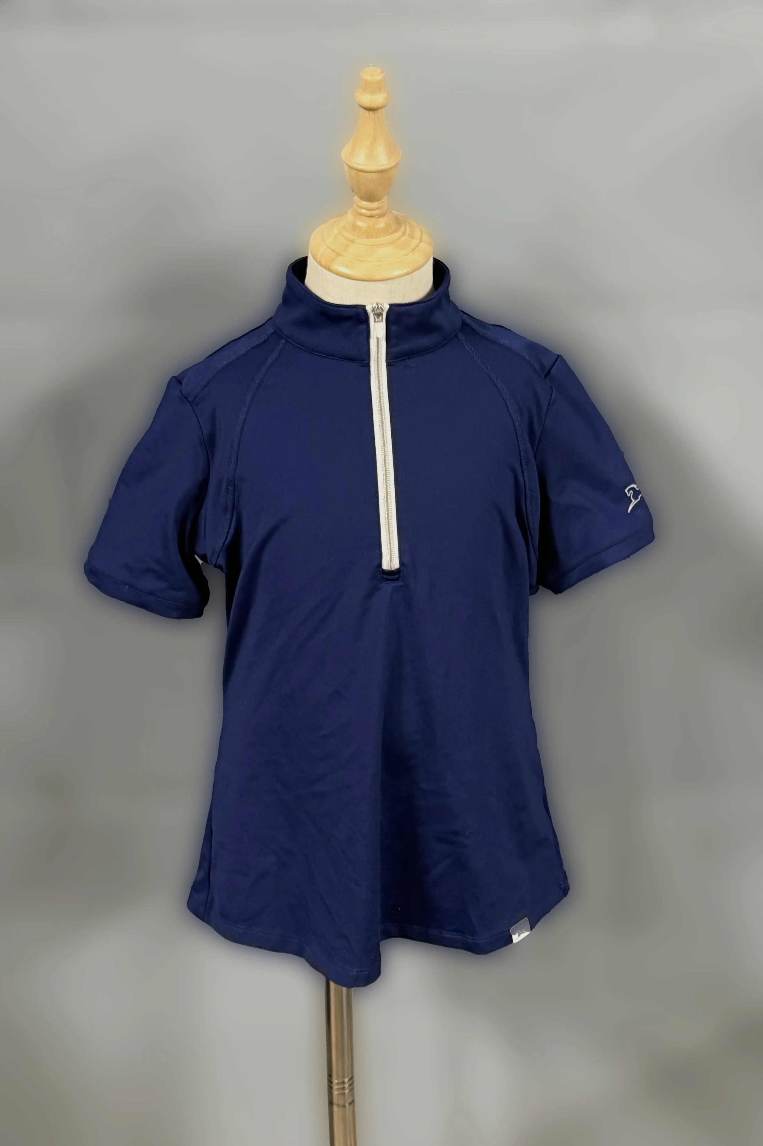 RJ Classics 37.5 Sasha JR Short Sleeve Shirt In Navy - Kids Small