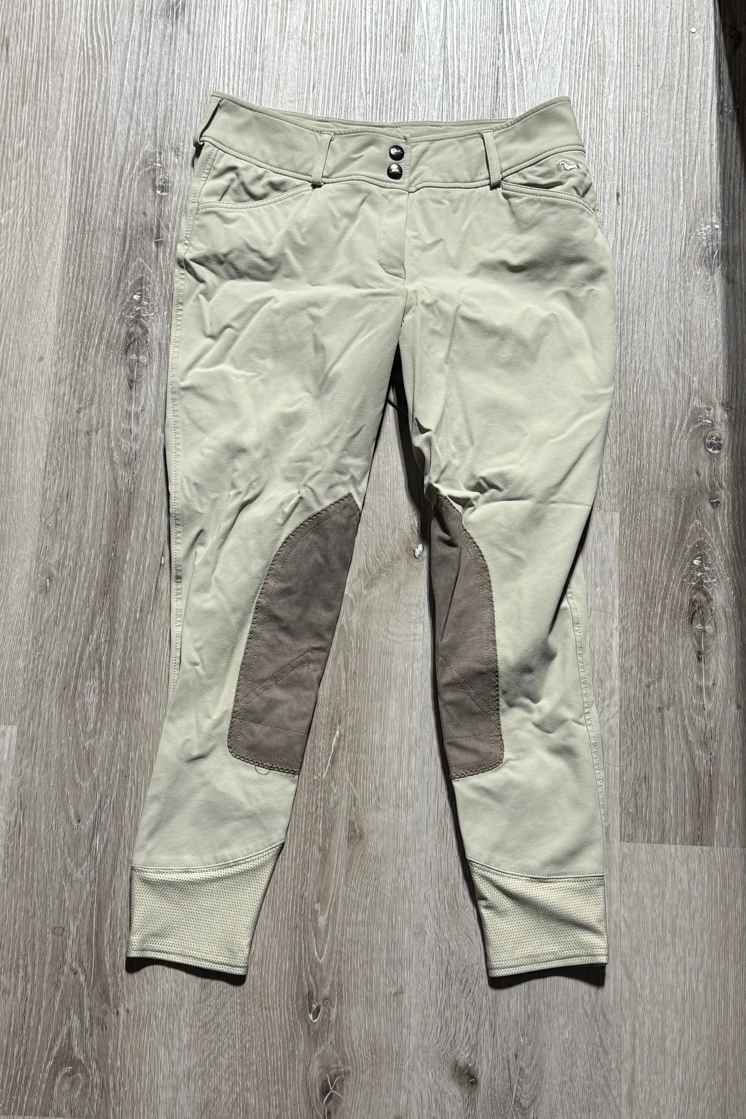 RJ Classics Gulf Knee Patch Breeches In Tan - 28 Short