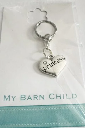 My Barn Child Bridle Charm: HEART PRINCESS