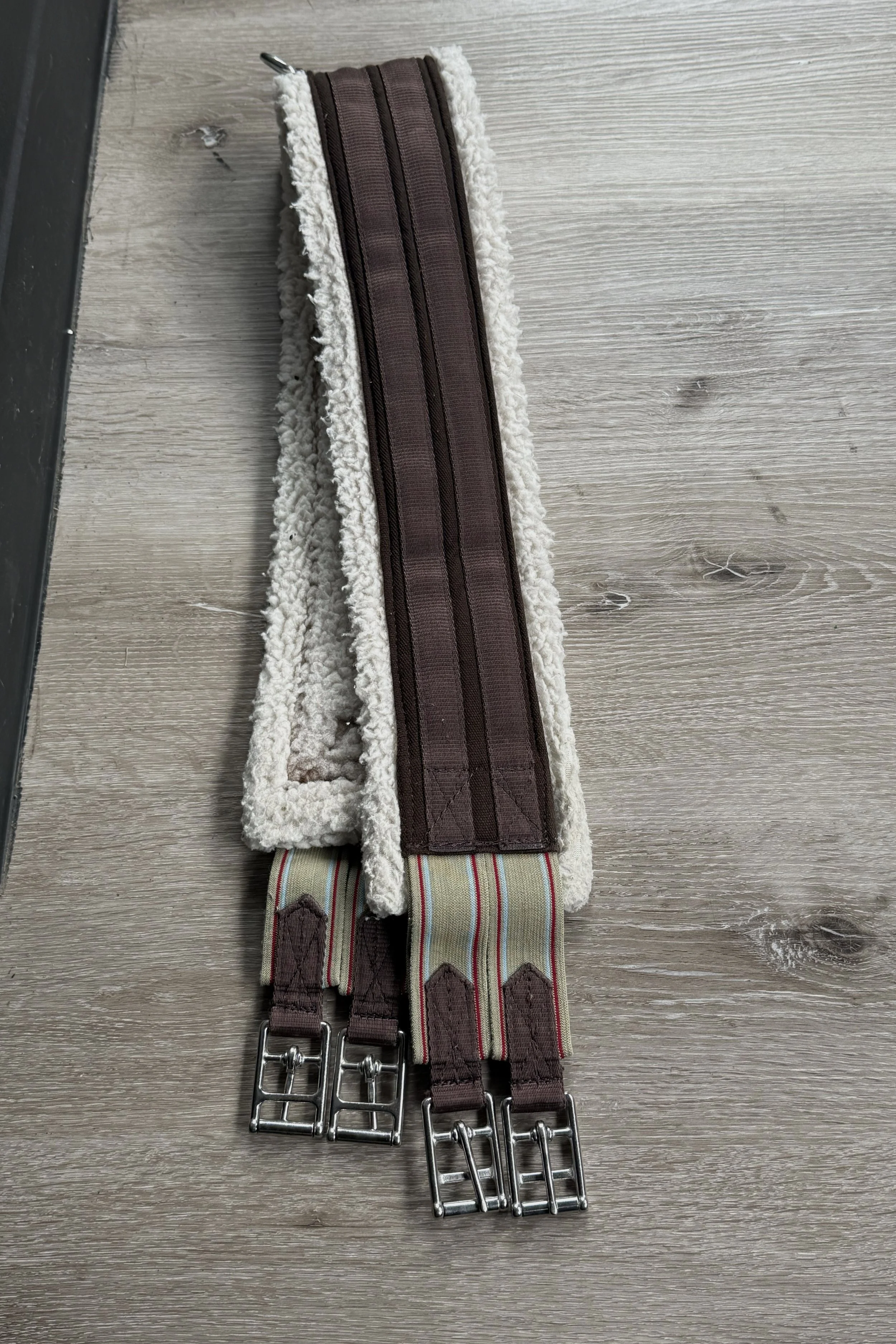 Smartpak Fleece Girth In Brown - 54"