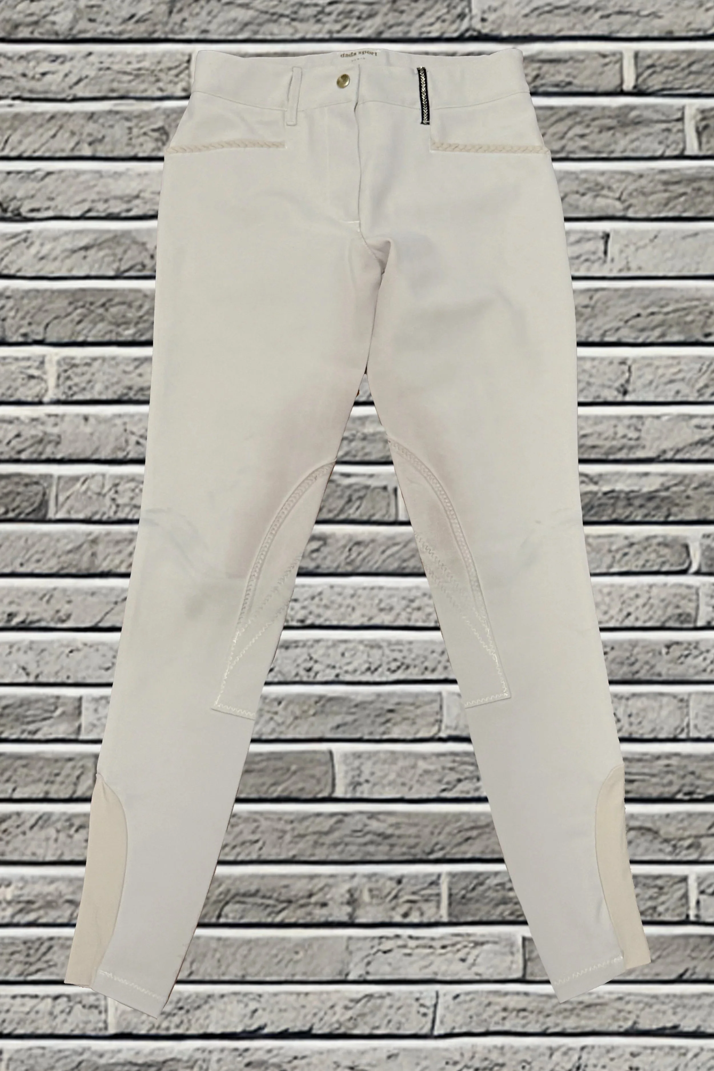 Dada Sport Giovani Grip Breeches In Beige - IT 36 (US 24)