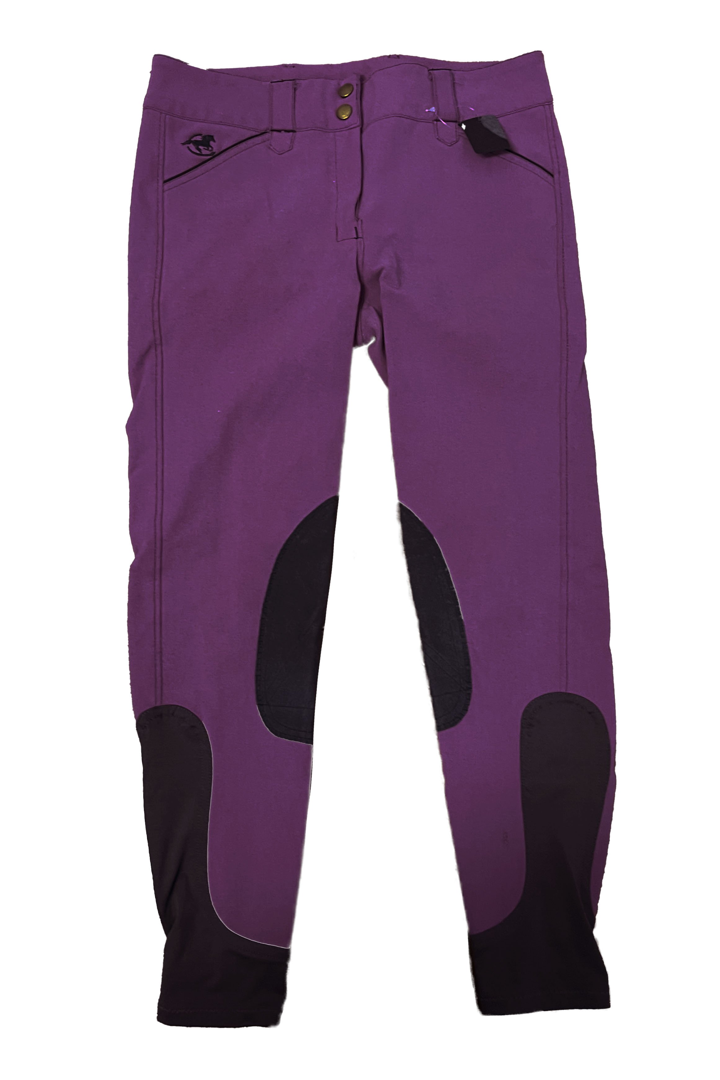 Smartpak Piper Original Knee Patch Breech In Orchard and Black - 28R - 2nd Round Equestrian