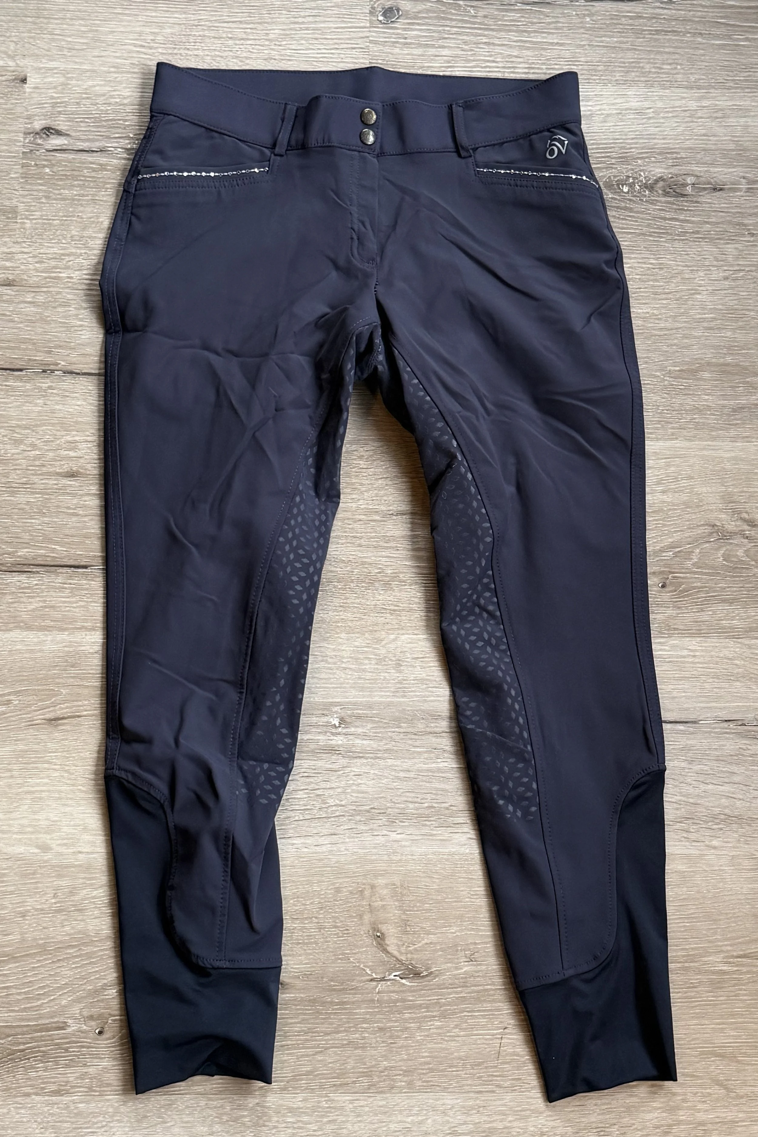 Ovation Elegance Sparkle Full Grip Breech In Navy - 32R