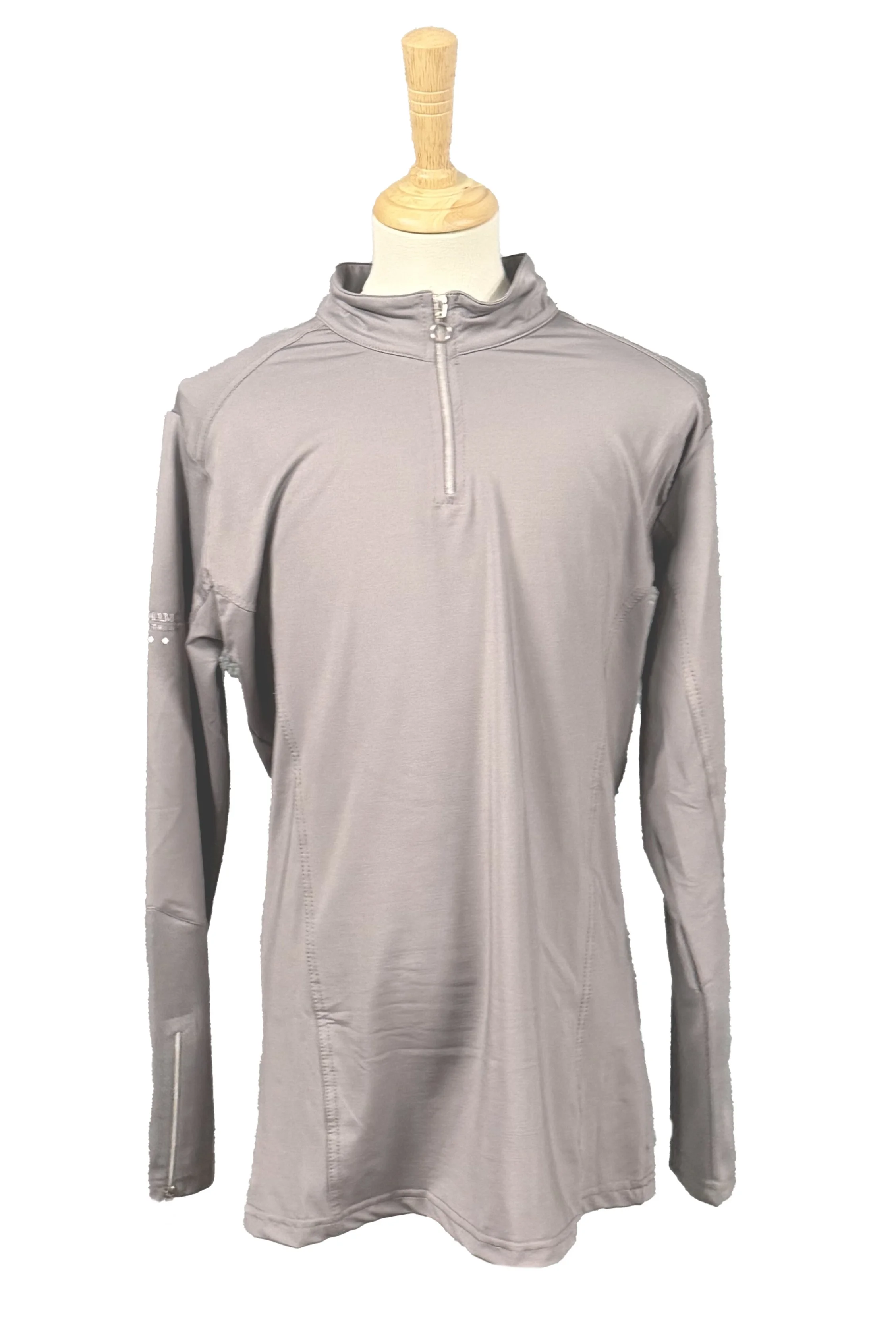 Aztec Diamond Long Sleeve 1/4 Zip Baselayer In Stone - XL