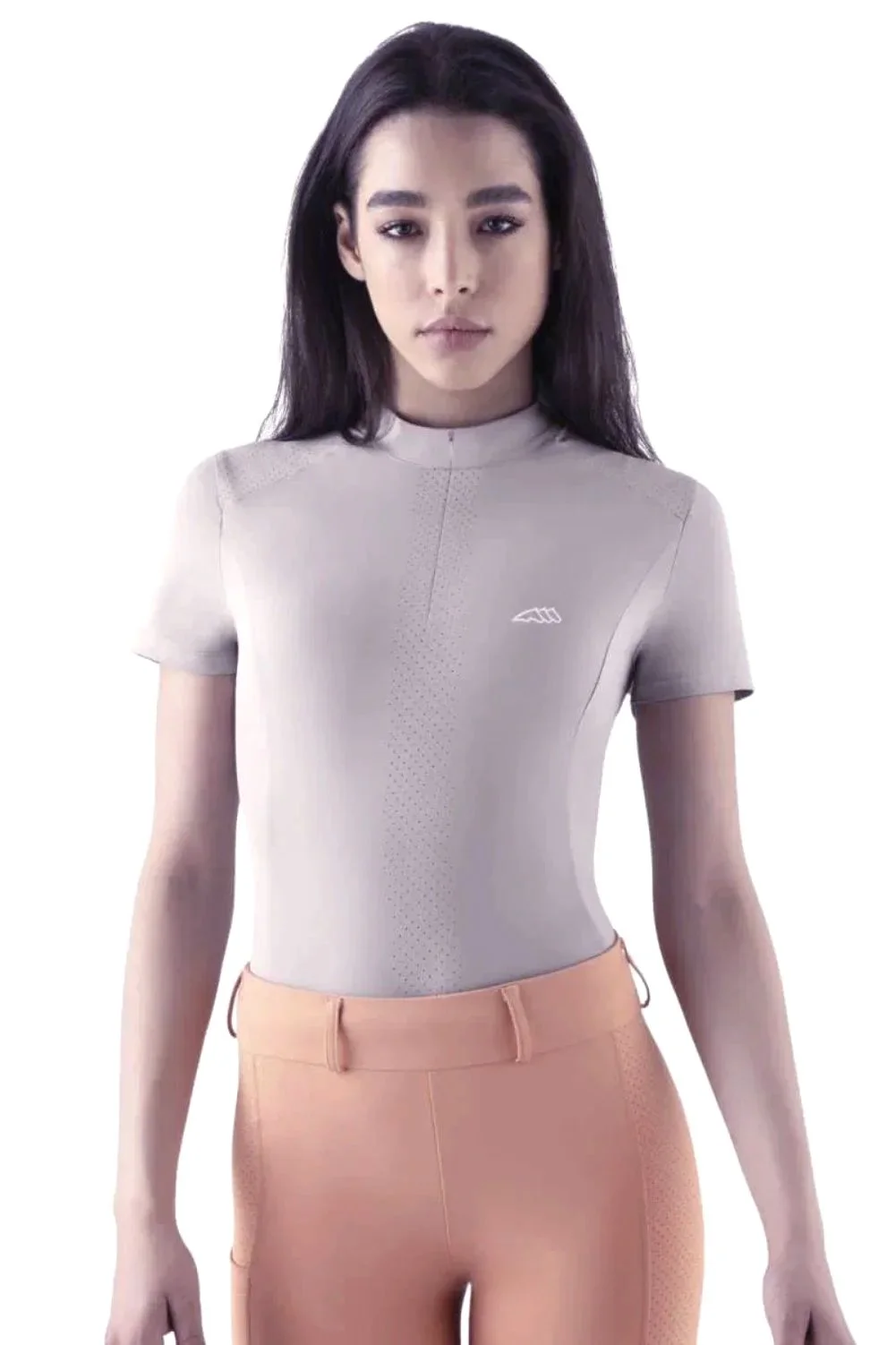 Equiline Cyelec Women's Training Shirt In Lilac Grey