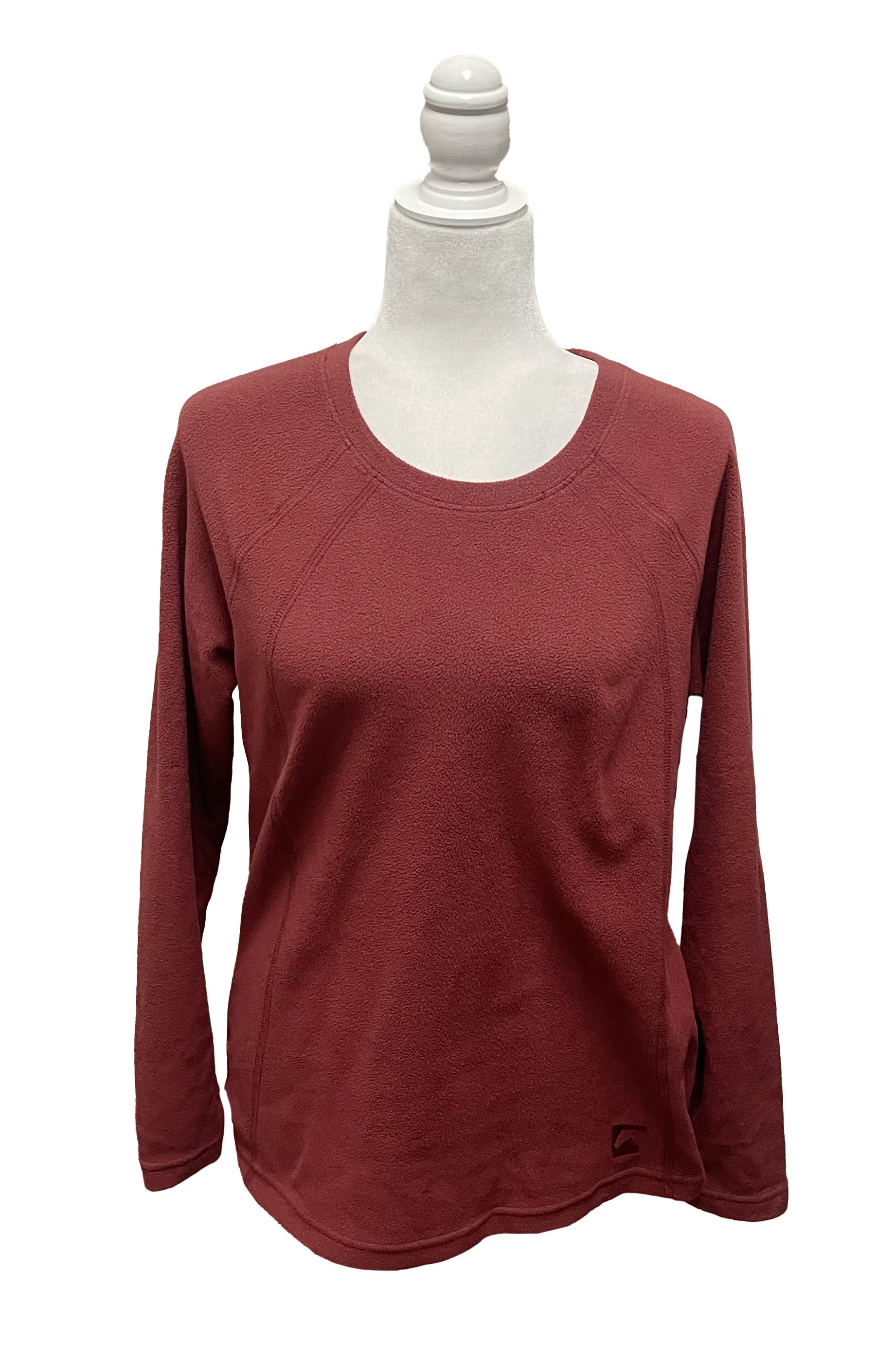 Riding Sport Ladies’ Colebrook Fleece Crew In Brick Red - Medium