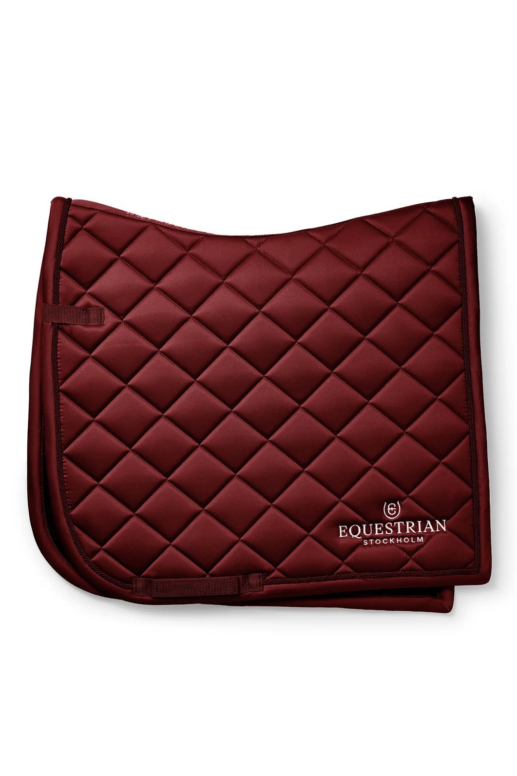 Equestrian Stockholm Dressage Saddle Pad Line In BORDEAUX