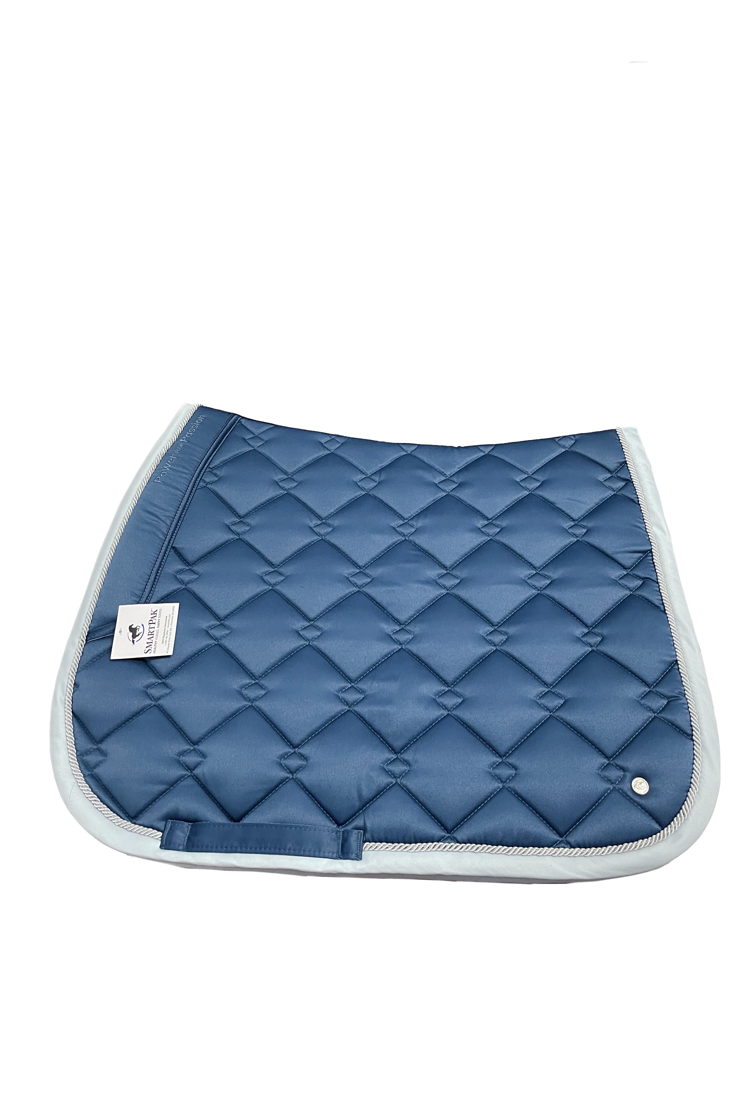 Smartpak Luxe Collection AP Saddle Pad In Harbor Blue - Full