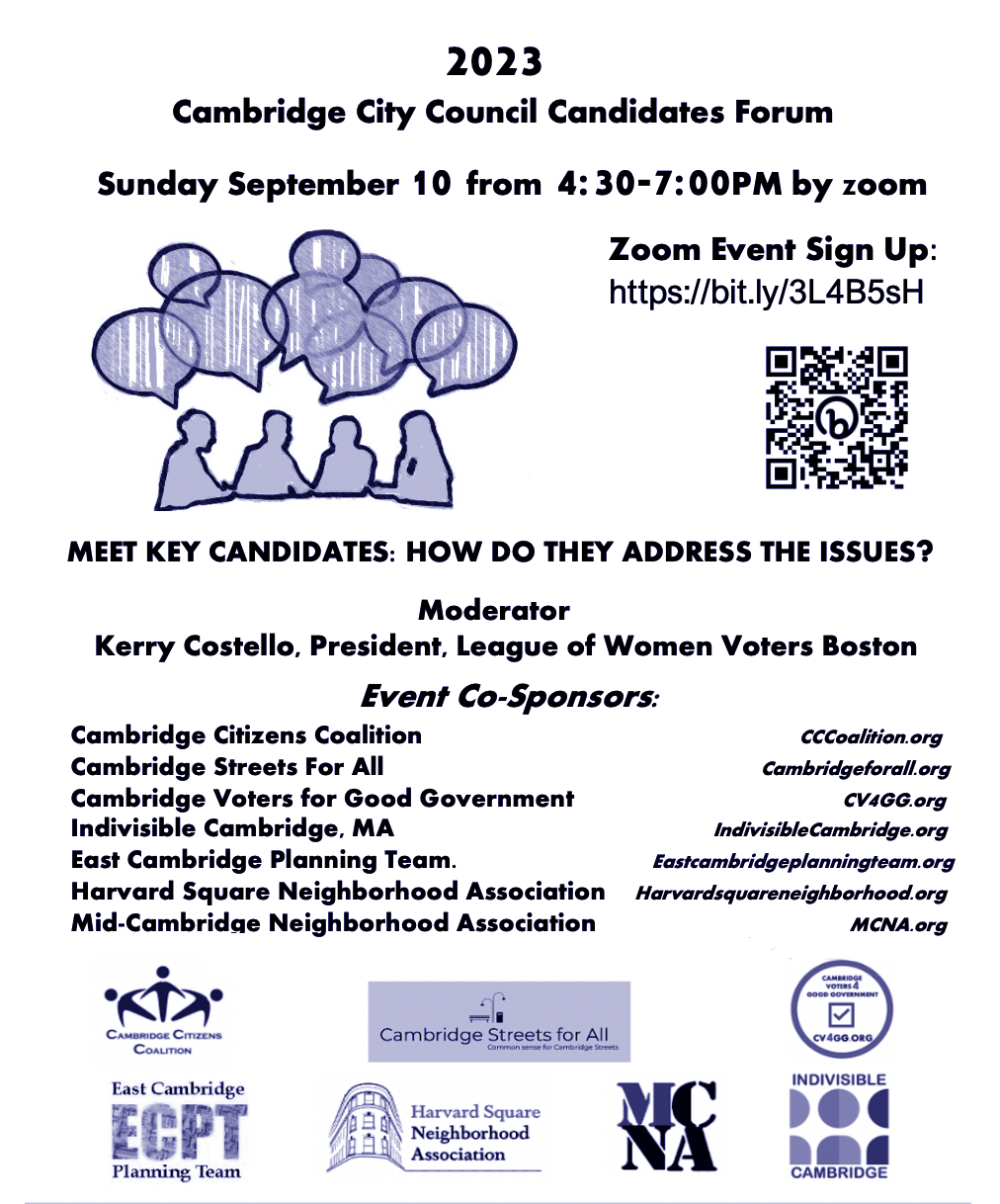 2023 Candidates Forum - A Better Cambridge