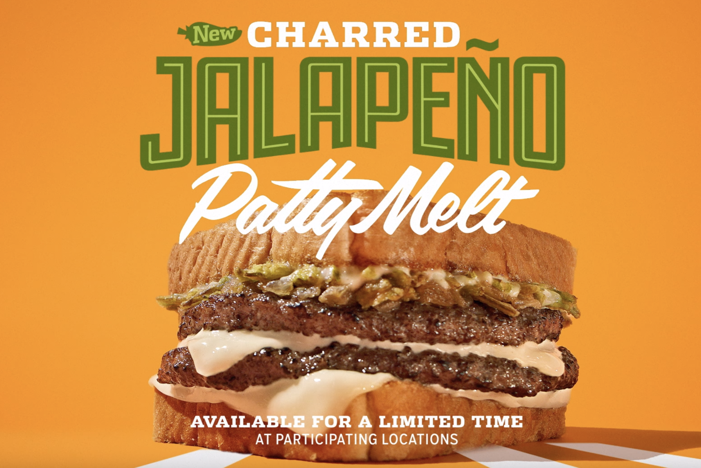 Charred Jalapeno Patty Melt