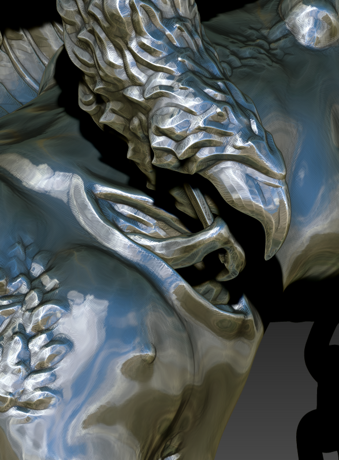 Prometheus Bound ring Zsculpt 2020 