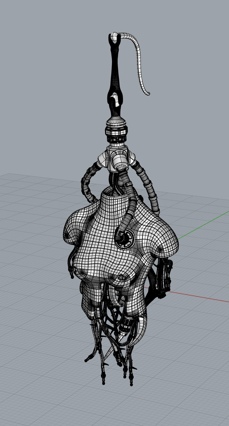 Initial experimentation with subD in rhino7 WIP, 2020