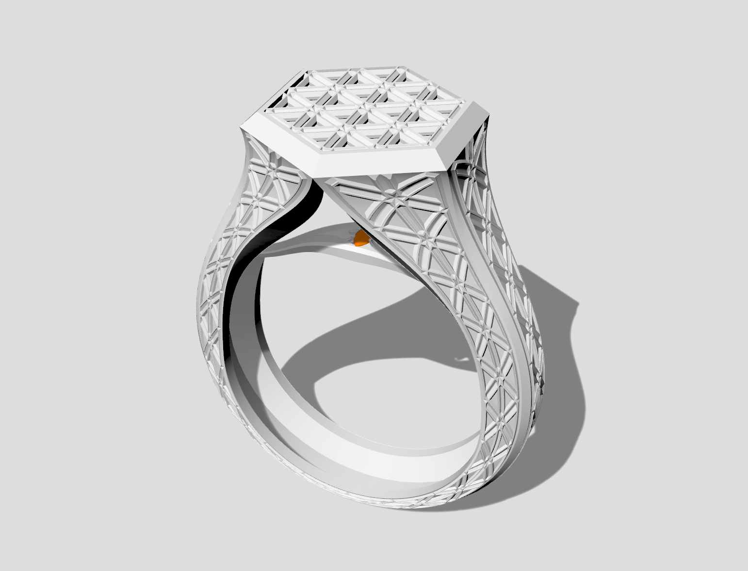 Islamic Architecture Ring, rhino 3d, 2021 