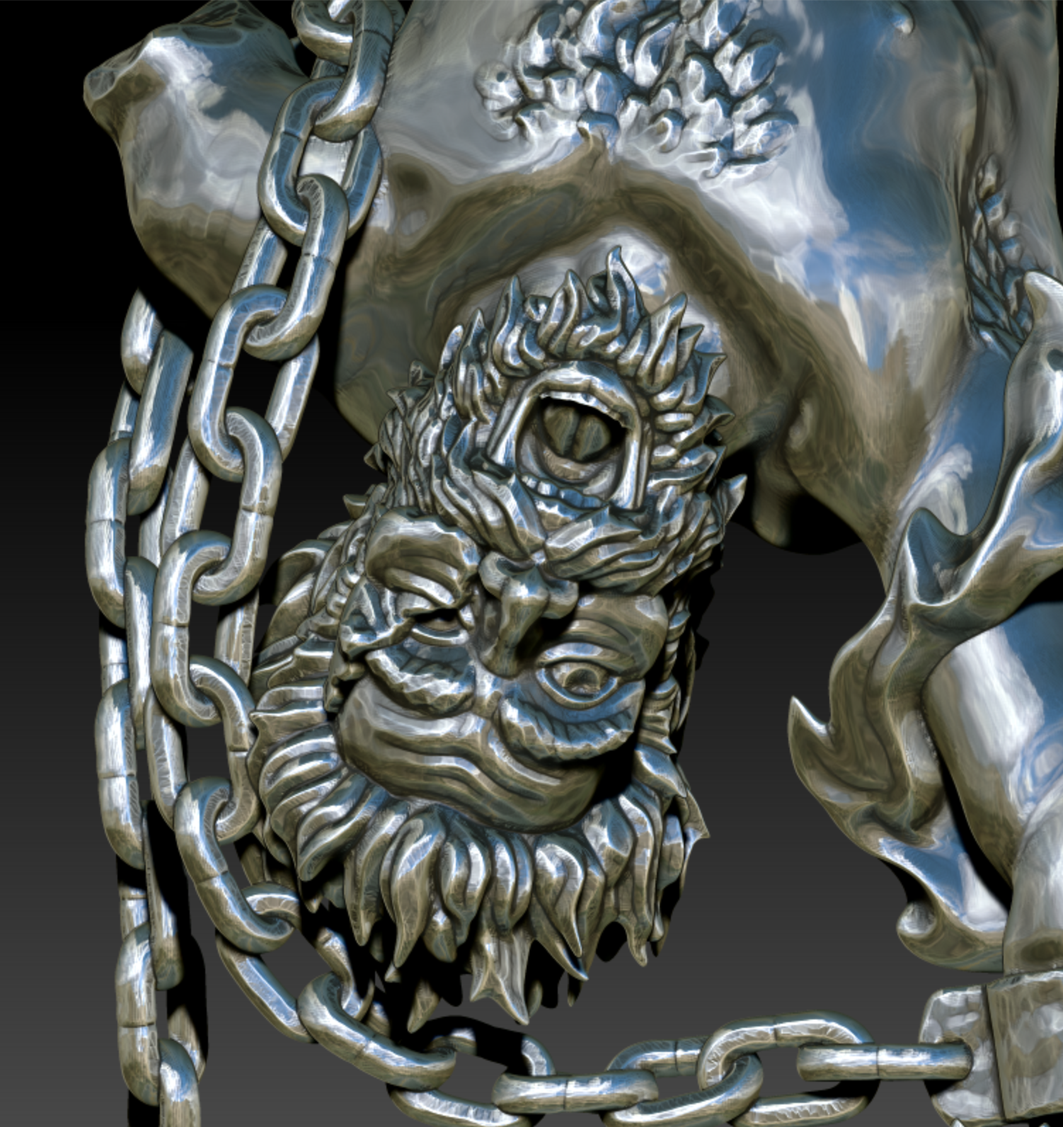 Prometheus Bound ring Zsculpt 2020 