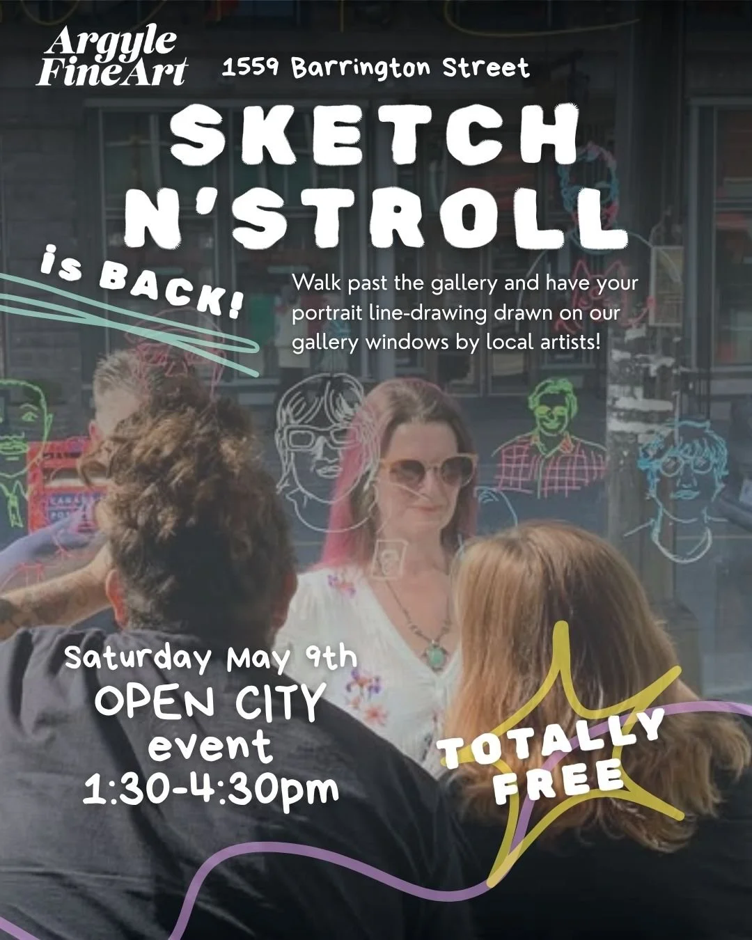 OPEN CITY EVENT - Sketch n' Stroll | SATURDAY MAY 9th 1:30-4:30