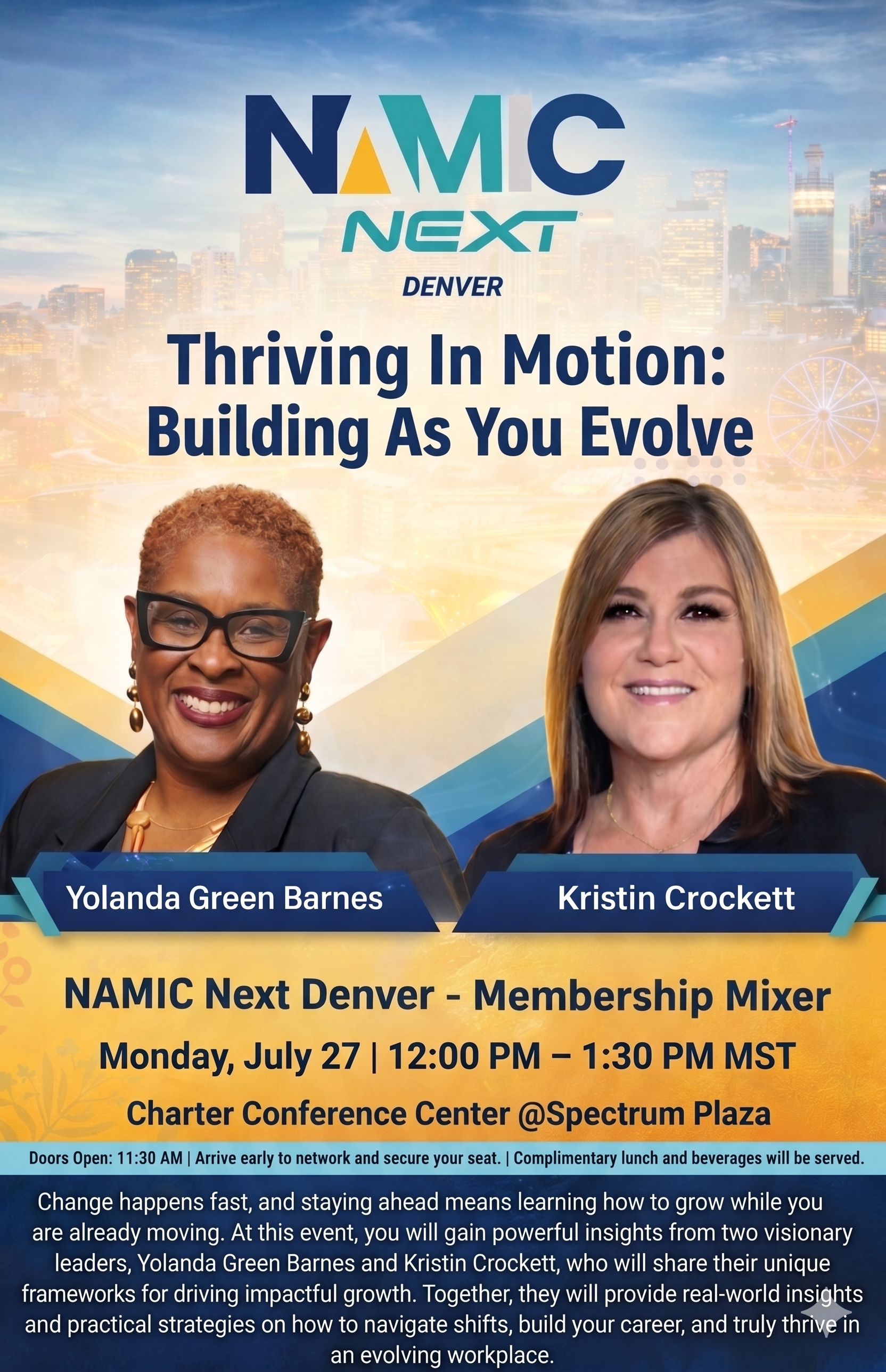 Namic Denver Mixer Admission